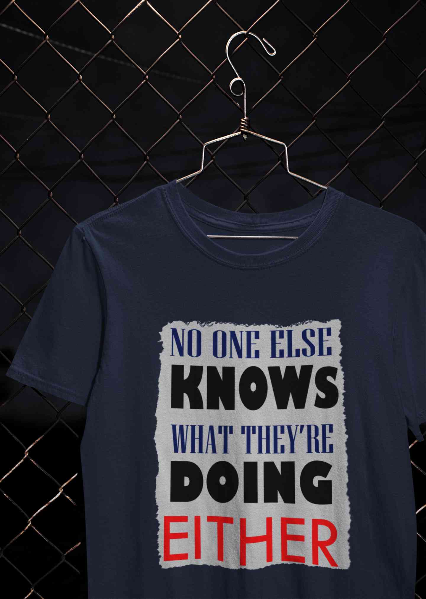 No One Knows Mens Half Sleeves T-shirt- FunkyTeesClub