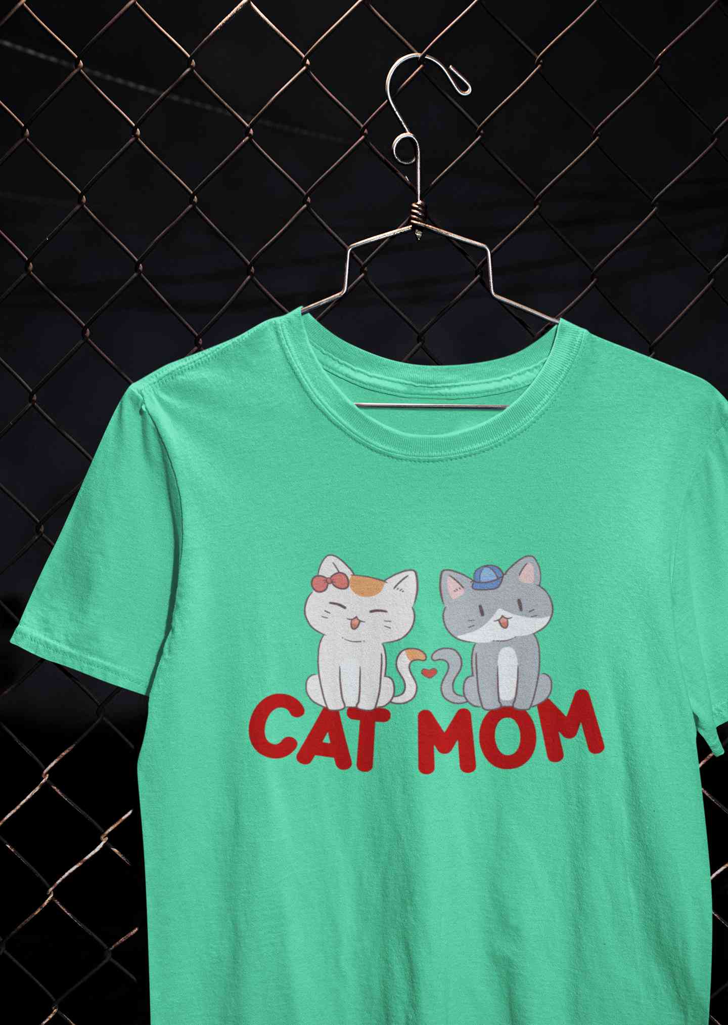 Cat Mom Women Half Sleeves T-shirt- FunkyTeesClub