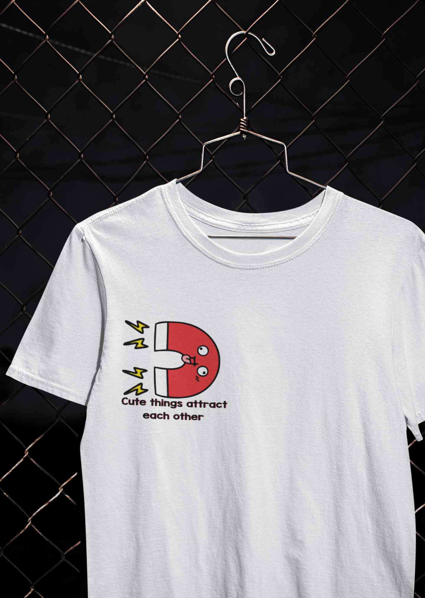 Cute Things Couples Lovey Dovey Half Sleeves T-Shirts -FunkyTeesClub