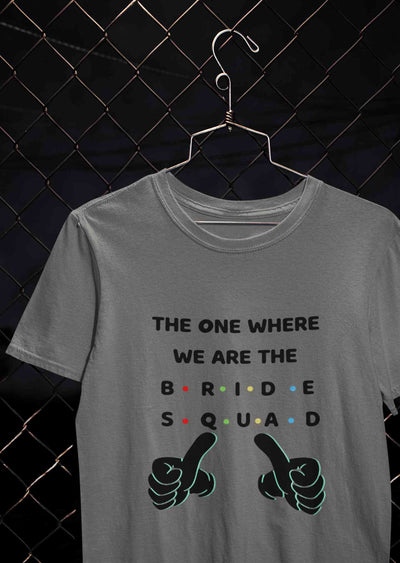 Bride Squad Women Half Sleeves T-shirt- FunkyTeesClub