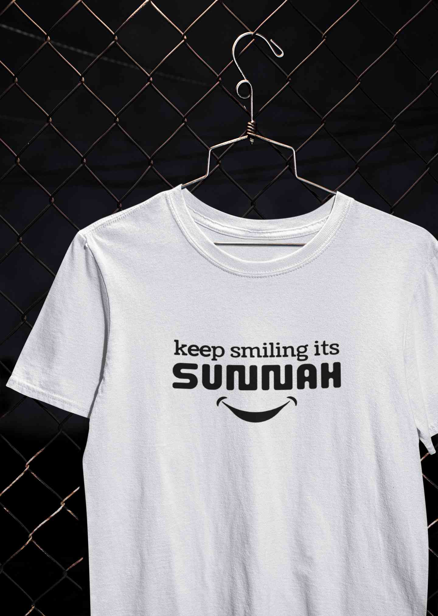 Keep Smiling Its Sunnah Mens Half Sleeves T-shirt- FunkyTeesClub