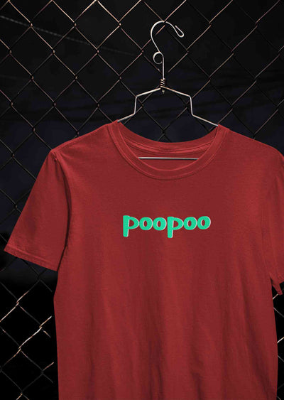 PeePee PooPoo  Lovey Dovey Couple Half Sleeves T-Shirts -FunkyTeesClub