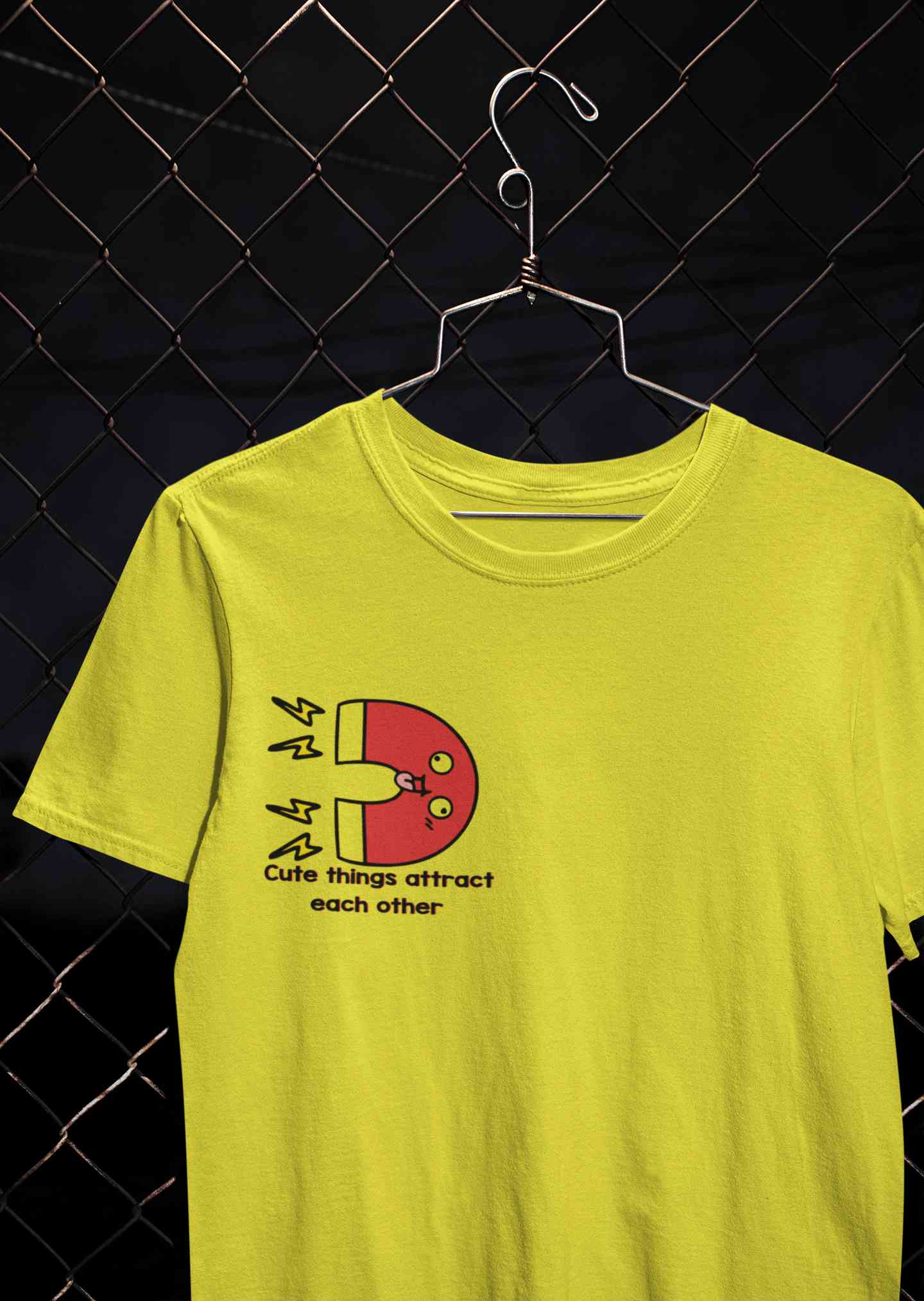 Cute Things Couples Lovey Dovey Half Sleeves T-Shirts -FunkyTeesClub