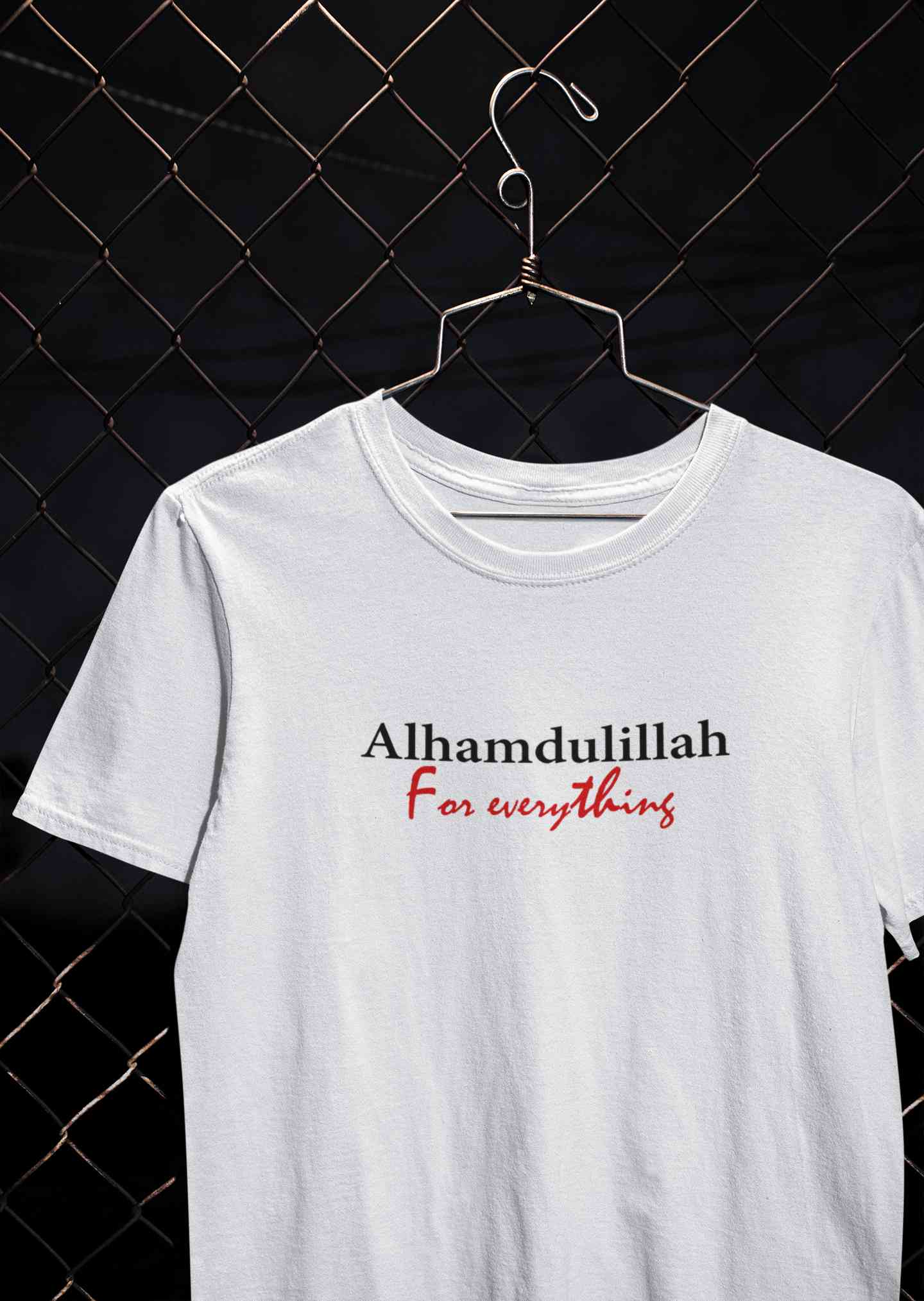 Alhamdulillah Mens Half Sleeves T-shirt- FunkyTeesClub