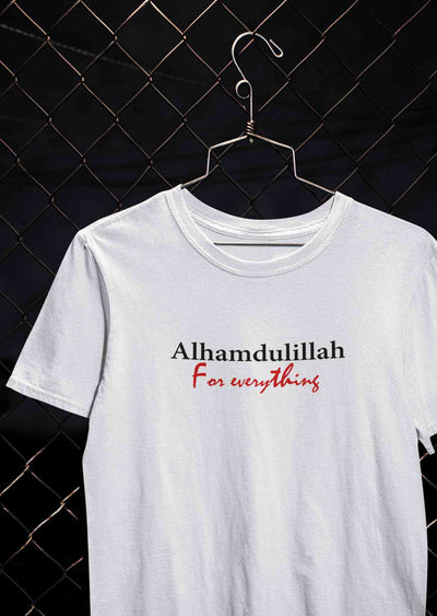 Alhamdulillah Mens Half Sleeves T-shirt- FunkyTeesClub