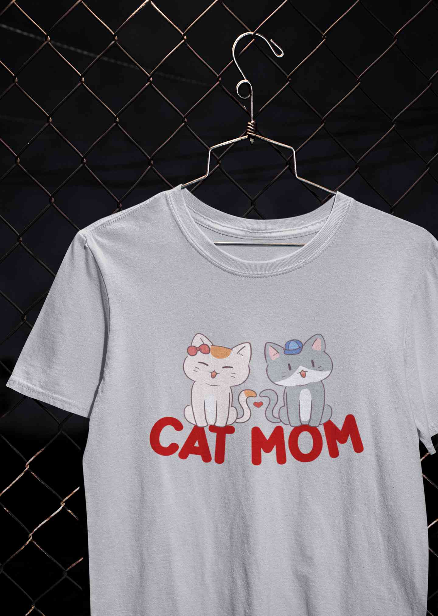 Cat Mom Women Half Sleeves T-shirt- FunkyTeesClub