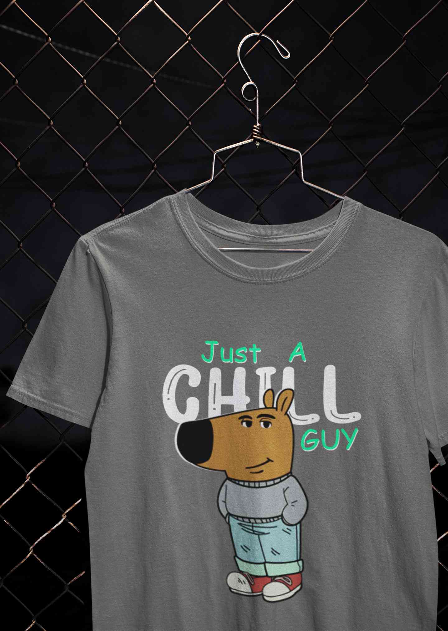 Just A Chill Guy Mens Half Sleeves T-shirt- FunkyTeesClub