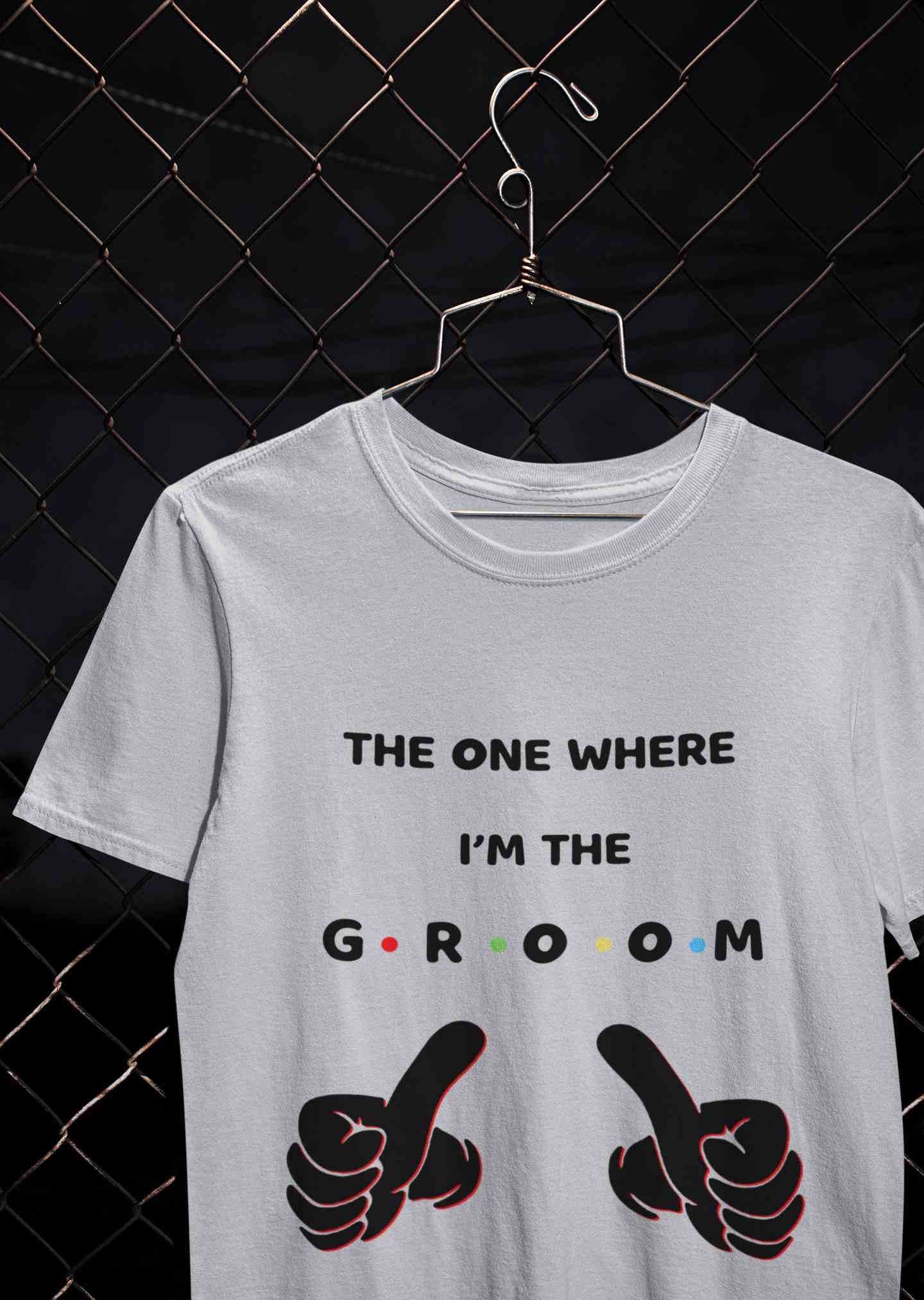 I Am The Groom Mens Half Sleeves T-shirt- FunkyTeesClub