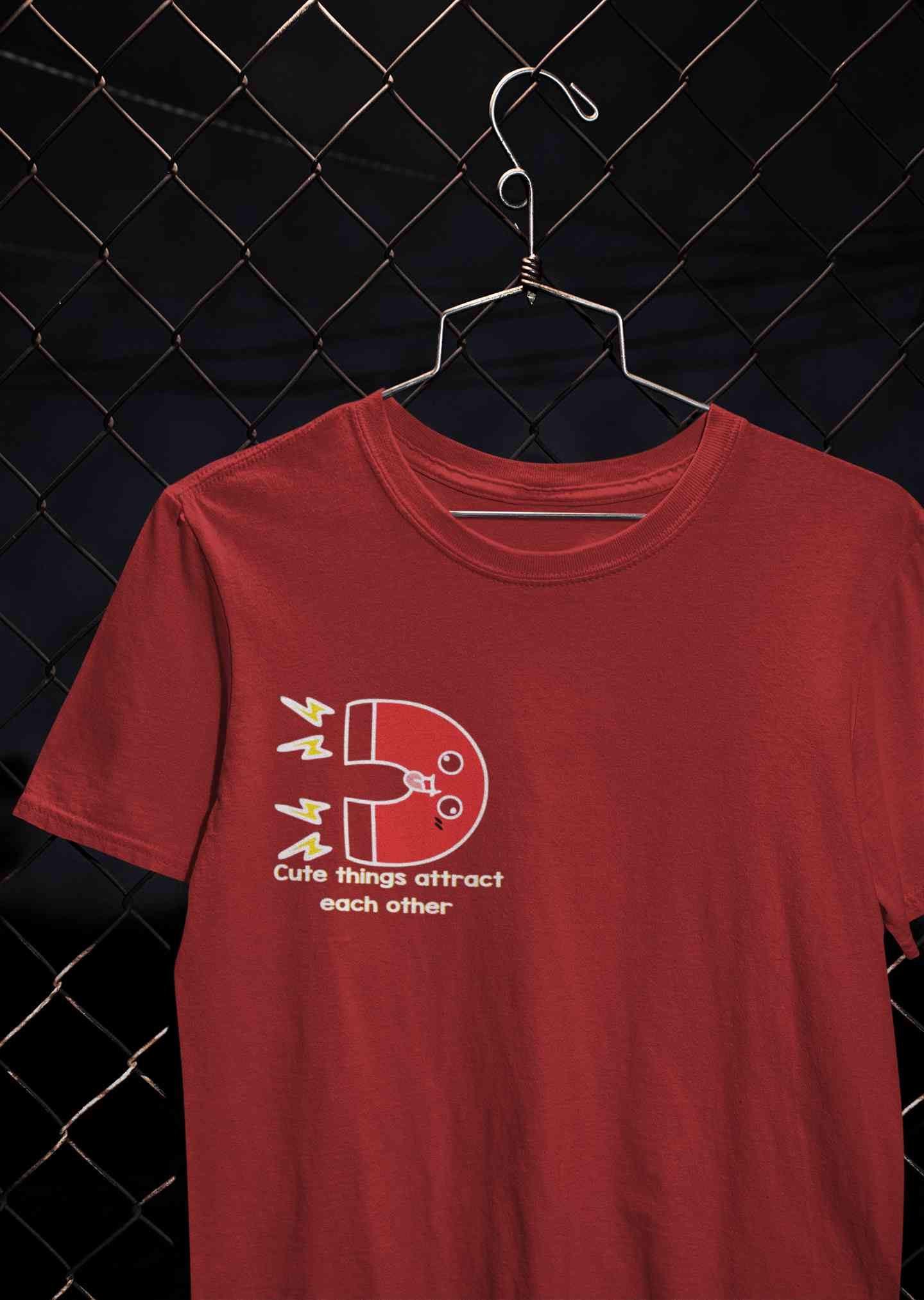 Cute Things Couples Lovey Dovey Half Sleeves T-Shirts -FunkyTeesClub