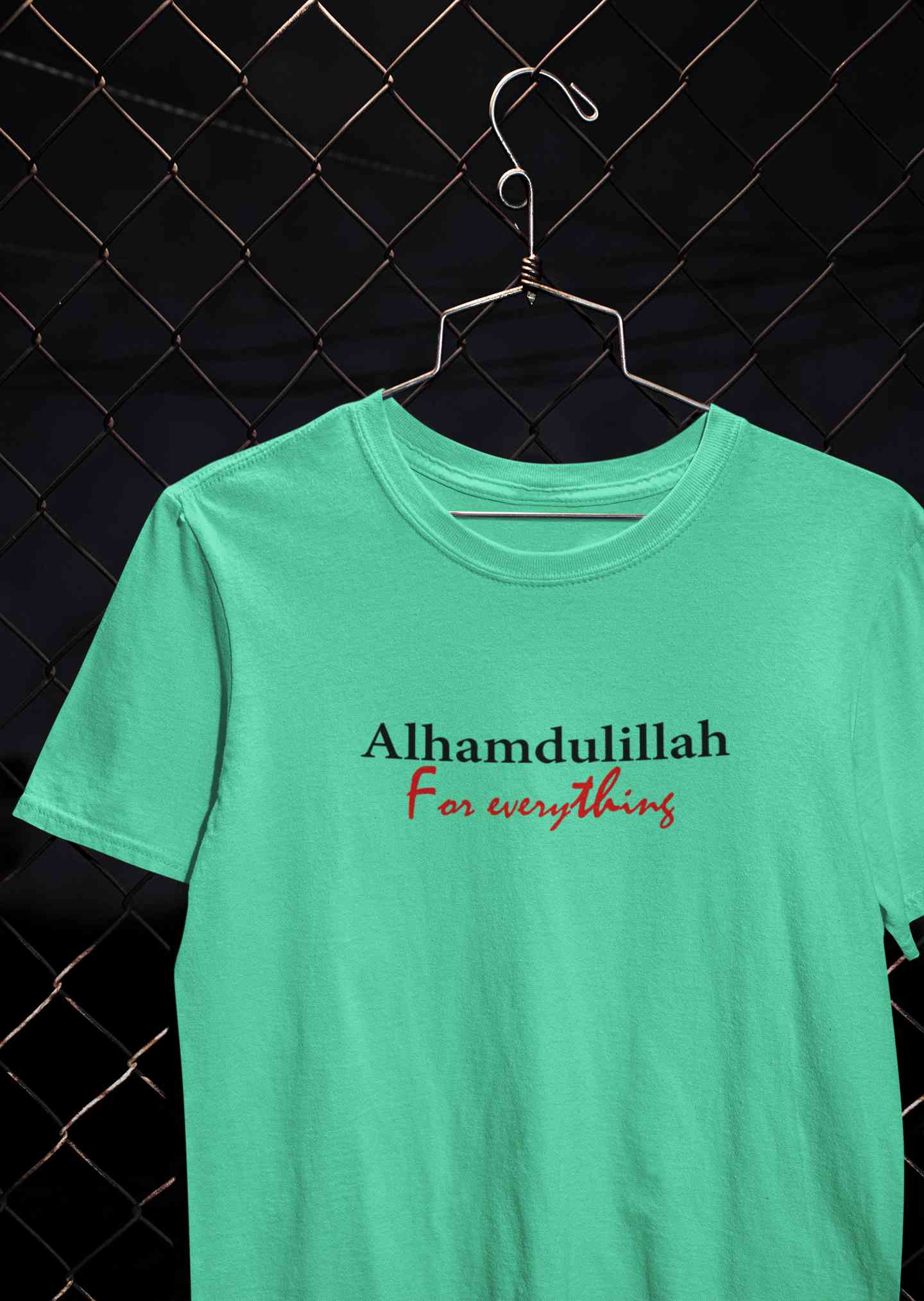 Alhamdulillah Mens Half Sleeves T-shirt- FunkyTeesClub