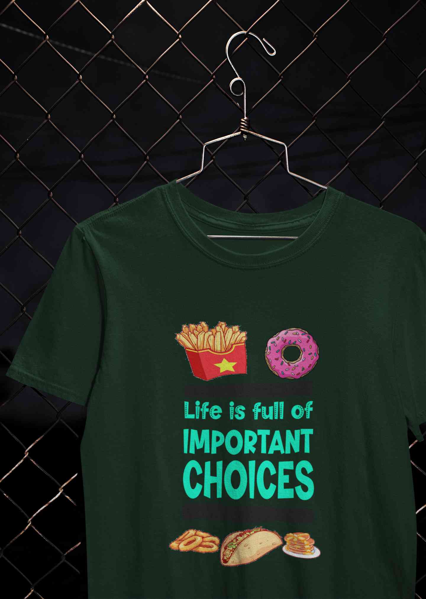 Sweet Choices Mens Half Sleeves T-shirt- FunkyTeesClub