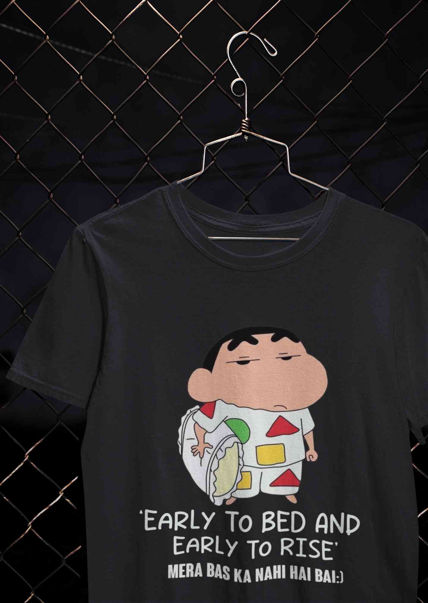 Early To Bed And Early To Rise Mens Half Sleeves T-shirt- FunkyTeesClub