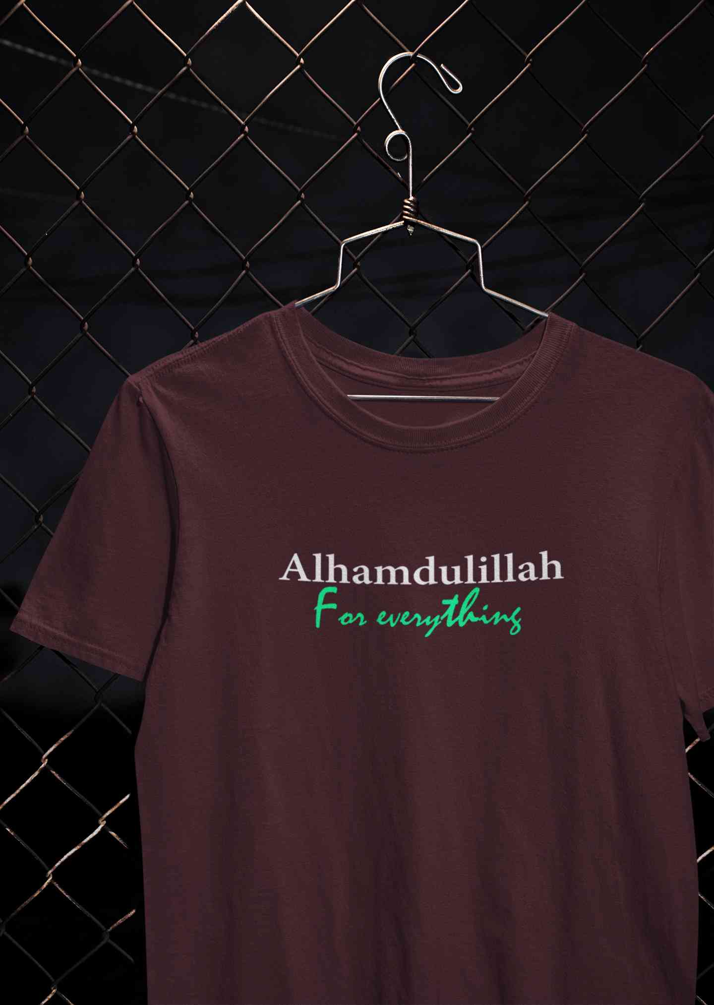 Alhamdulillah Mens Half Sleeves T-shirt- FunkyTeesClub