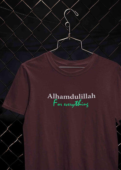 Alhamdulillah Mens Half Sleeves T-shirt- FunkyTeesClub