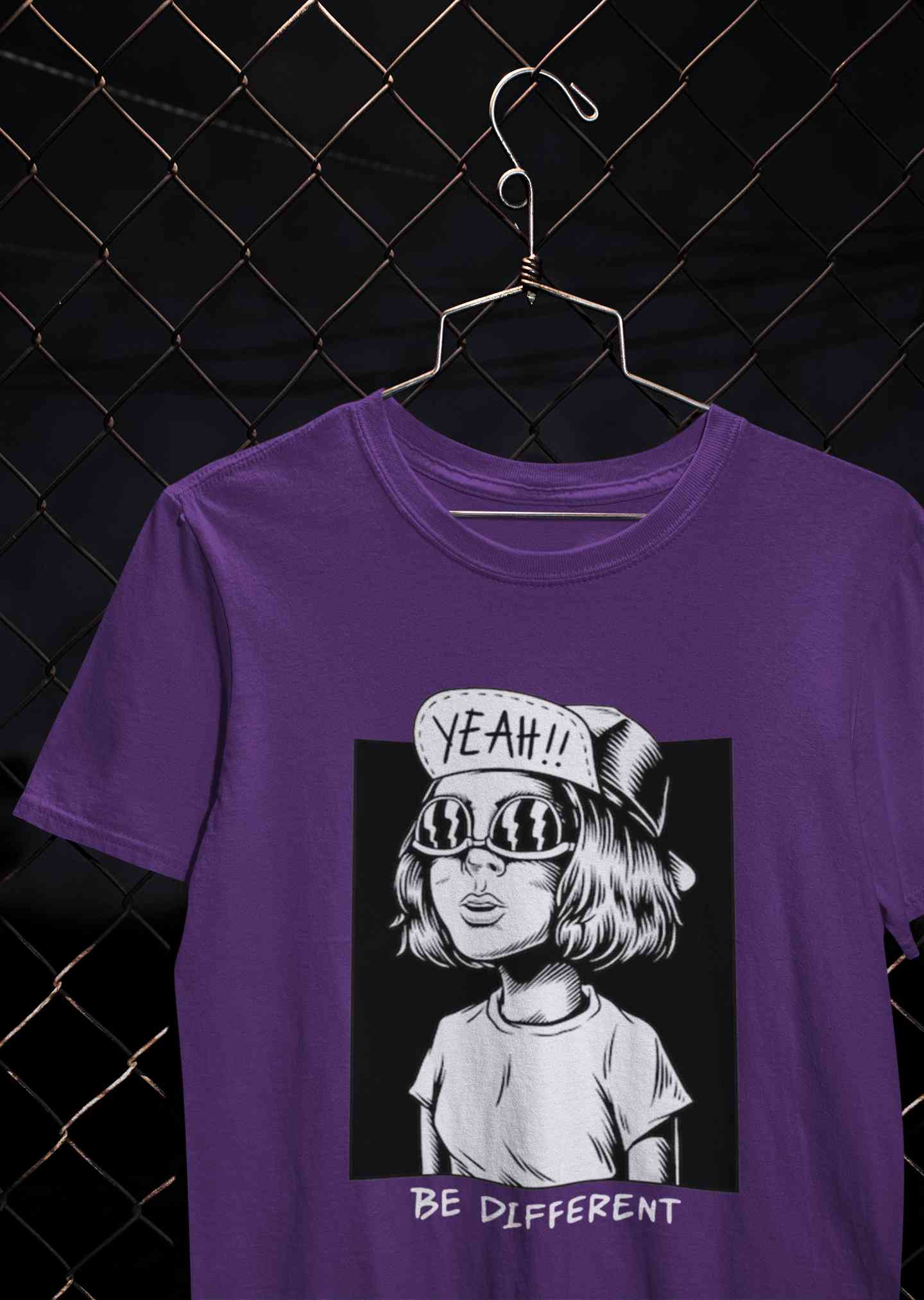 Be Different Women Half Sleeves T-shirt- FunkyTeesClub