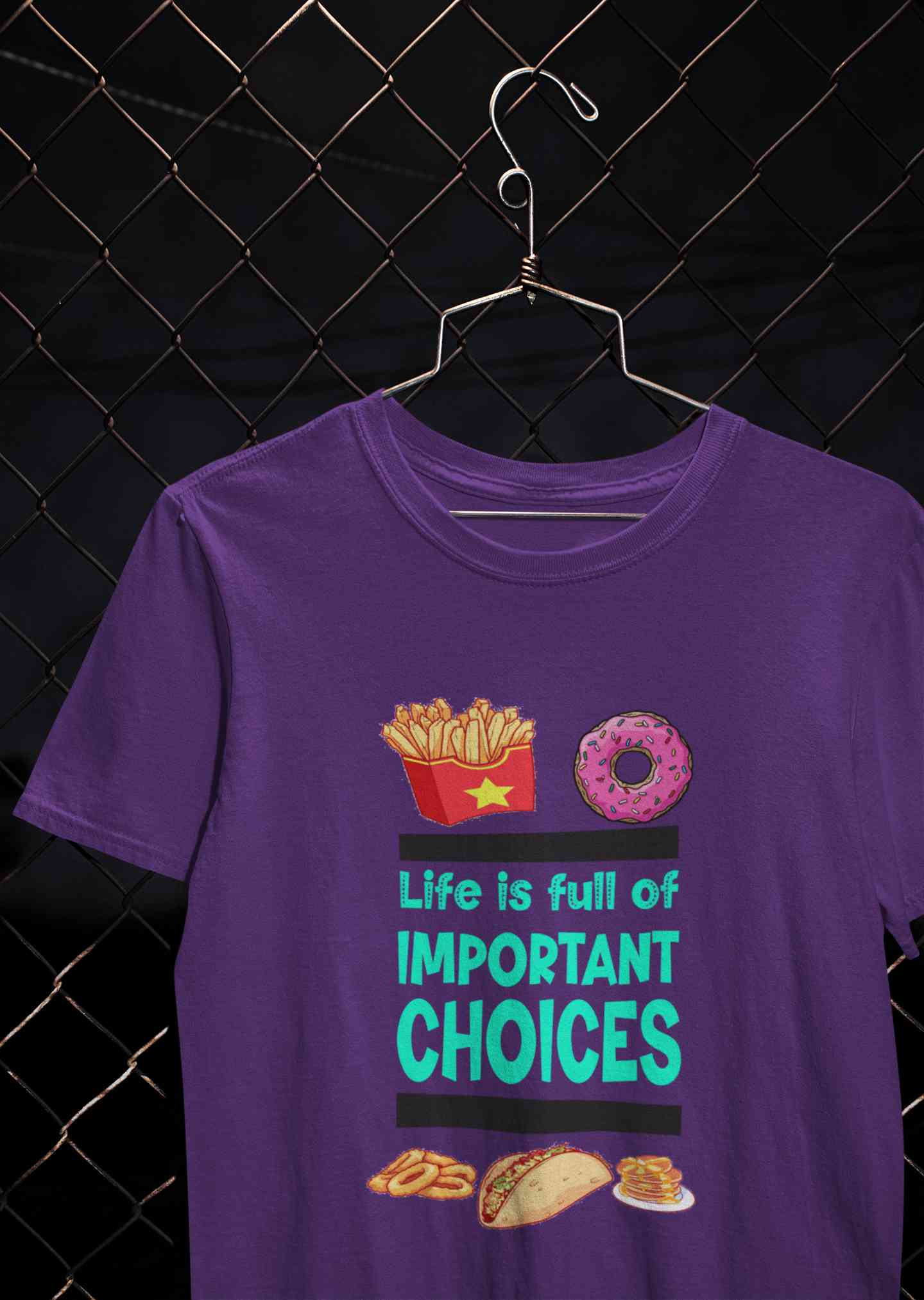 Sweet Choices Mens Half Sleeves T-shirt- FunkyTeesClub
