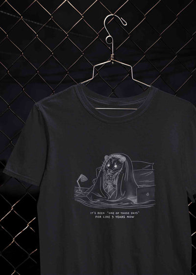 One Of Those Days Funny Mens Half Sleeves T-shirt- FunkyTeesClub