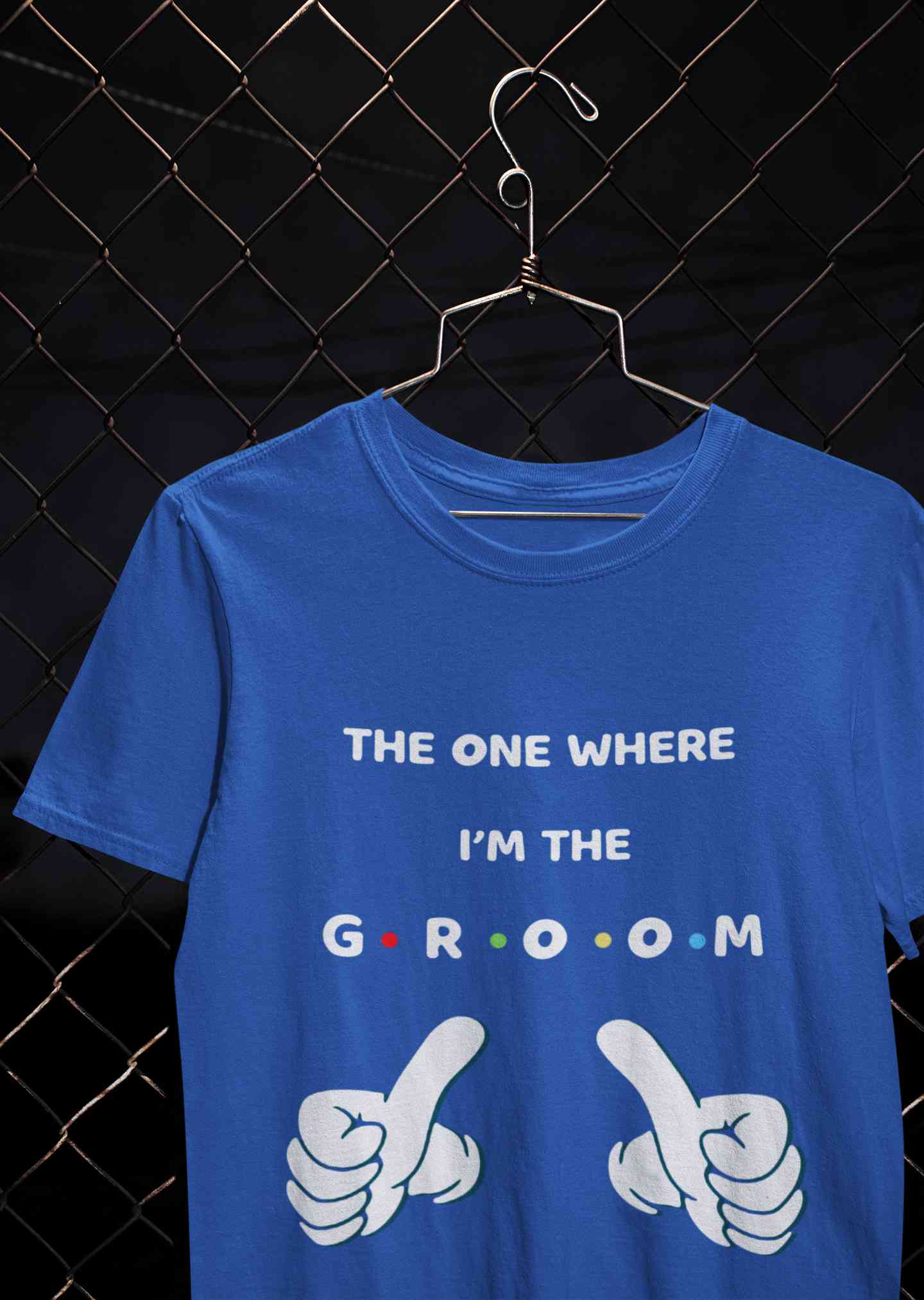 I Am The Groom Mens Half Sleeves T-shirt- FunkyTeesClub