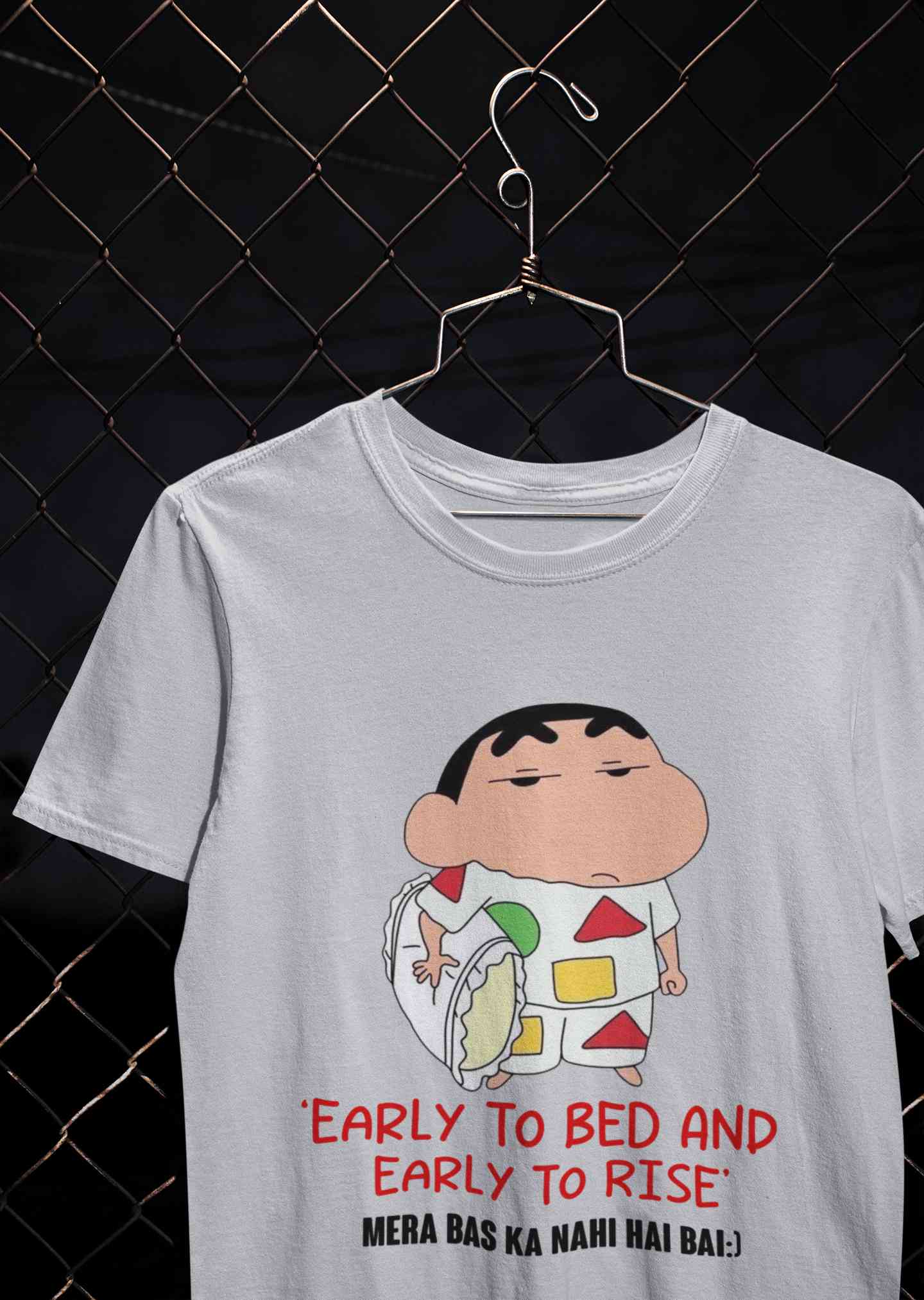 Early To Bed And Early To Rise Mens Half Sleeves T-shirt- FunkyTeesClub