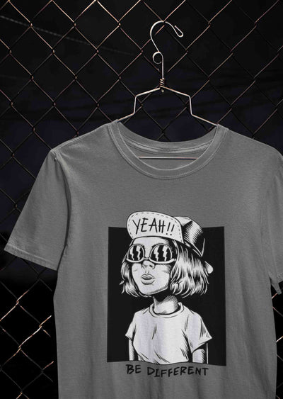 Be Different Women Half Sleeves T-shirt- FunkyTeesClub