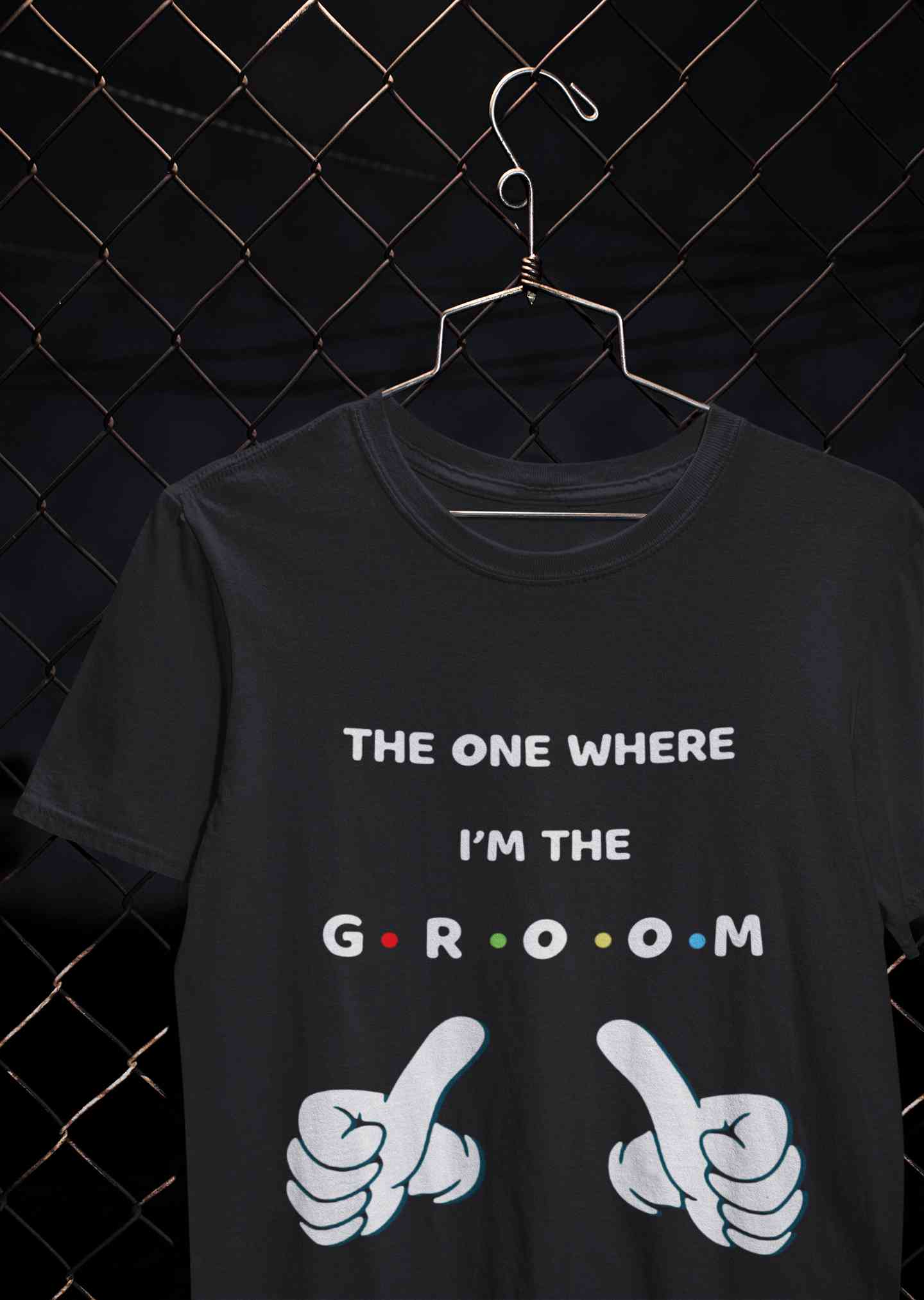 I Am The Groom Mens Half Sleeves T-shirt- FunkyTeesClub