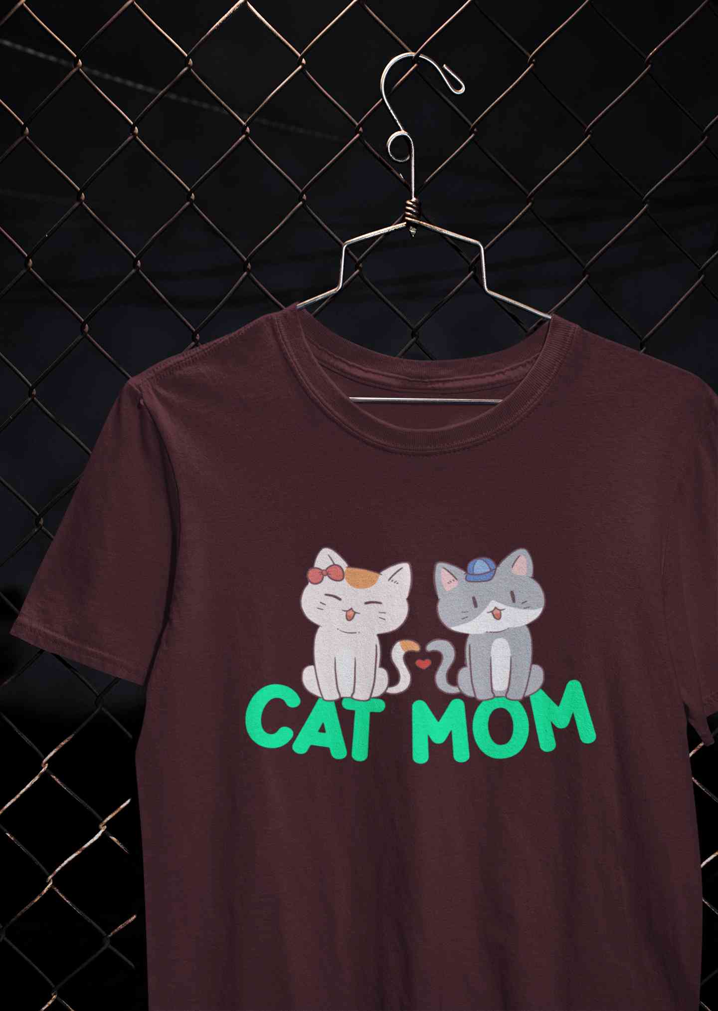 Cat Mom Women Half Sleeves T-shirt- FunkyTeesClub