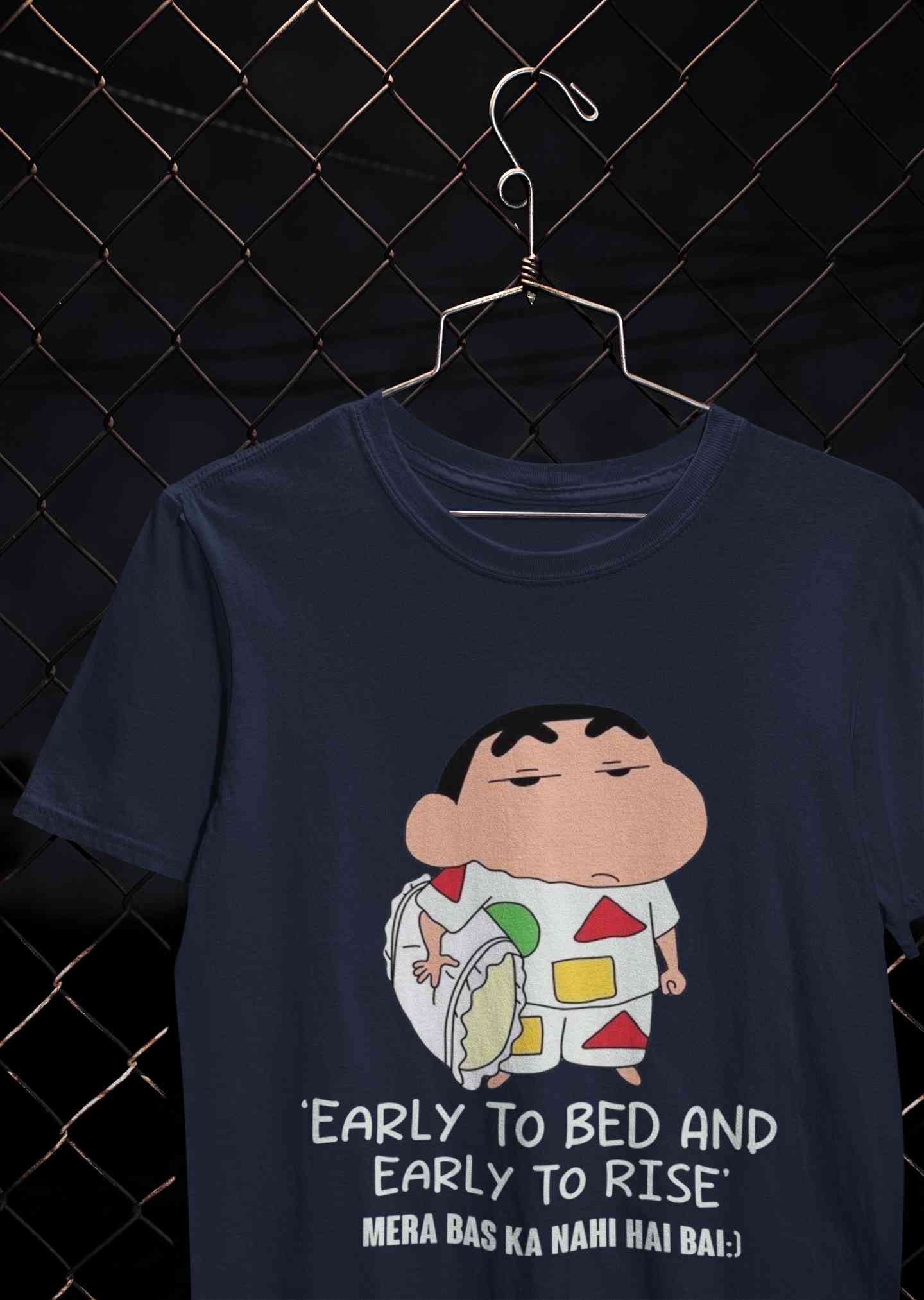 Early To Bed And Early To Rise Mens Half Sleeves T-shirt- FunkyTeesClub