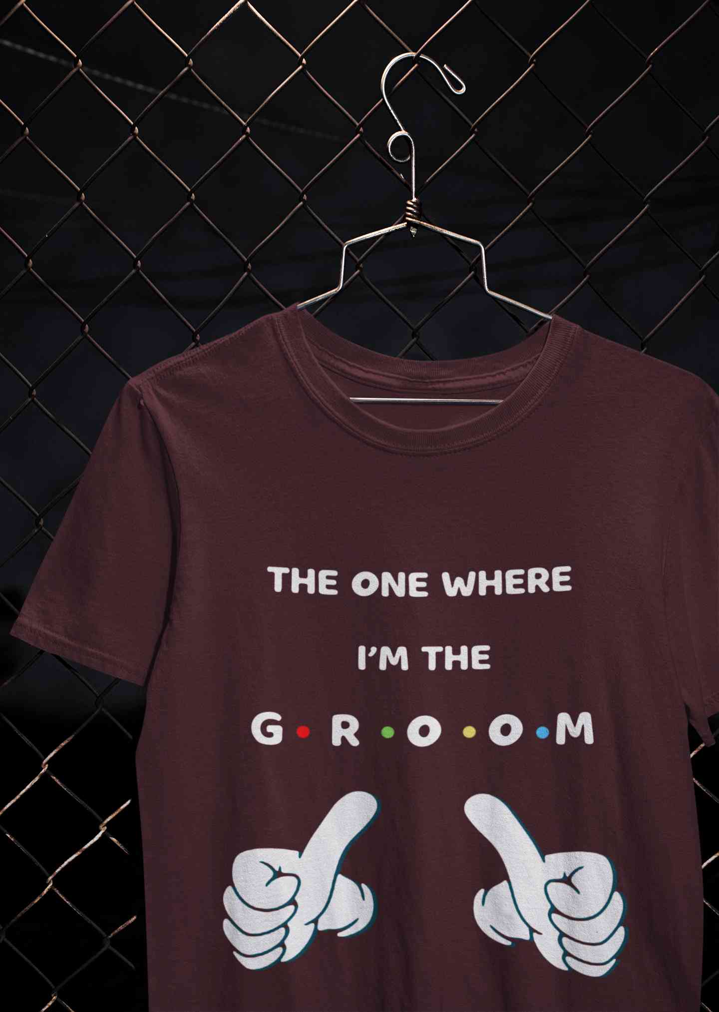 I Am The Groom Mens Half Sleeves T-shirt- FunkyTeesClub
