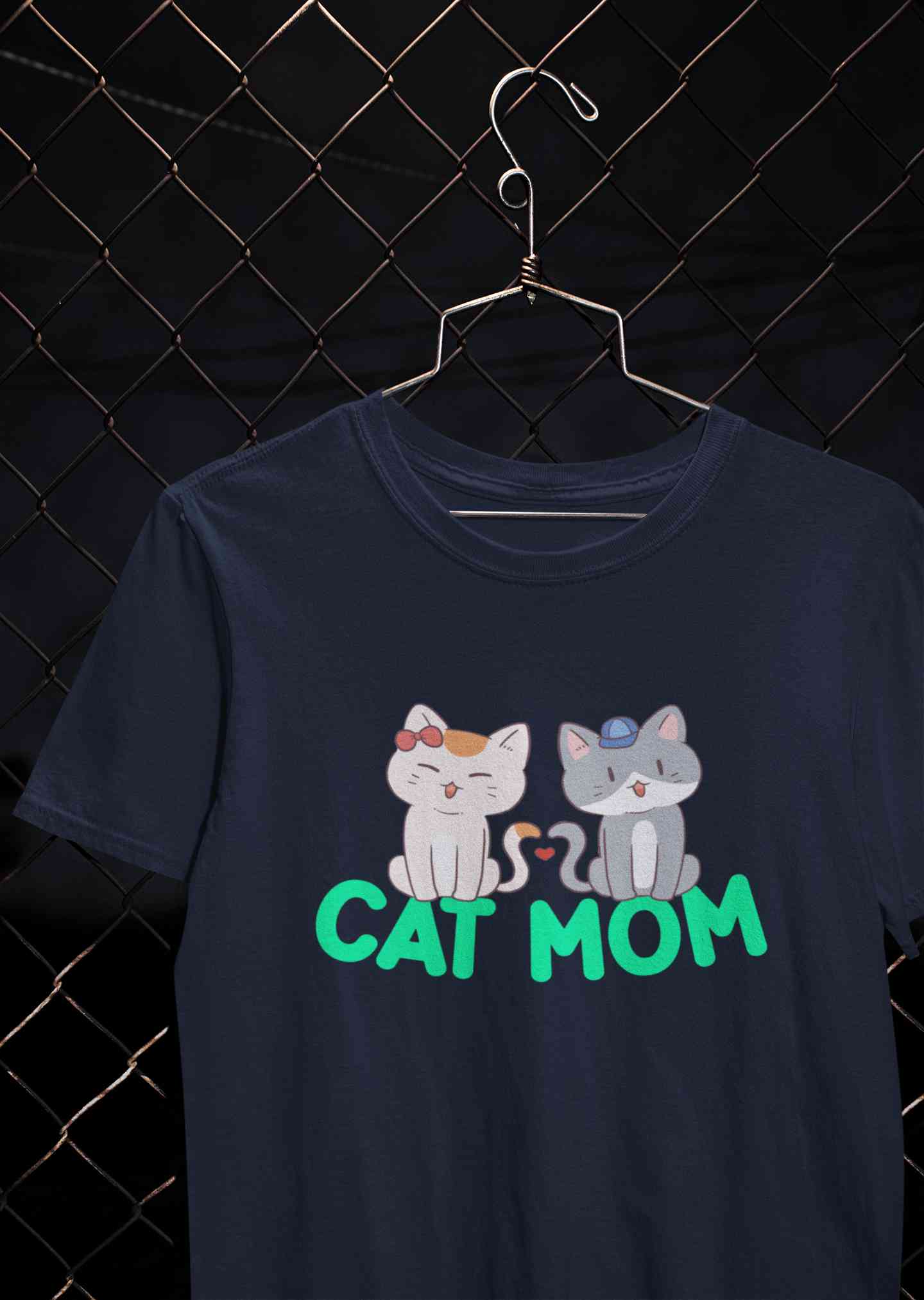 Cat Mom Women Half Sleeves T-shirt- FunkyTeesClub