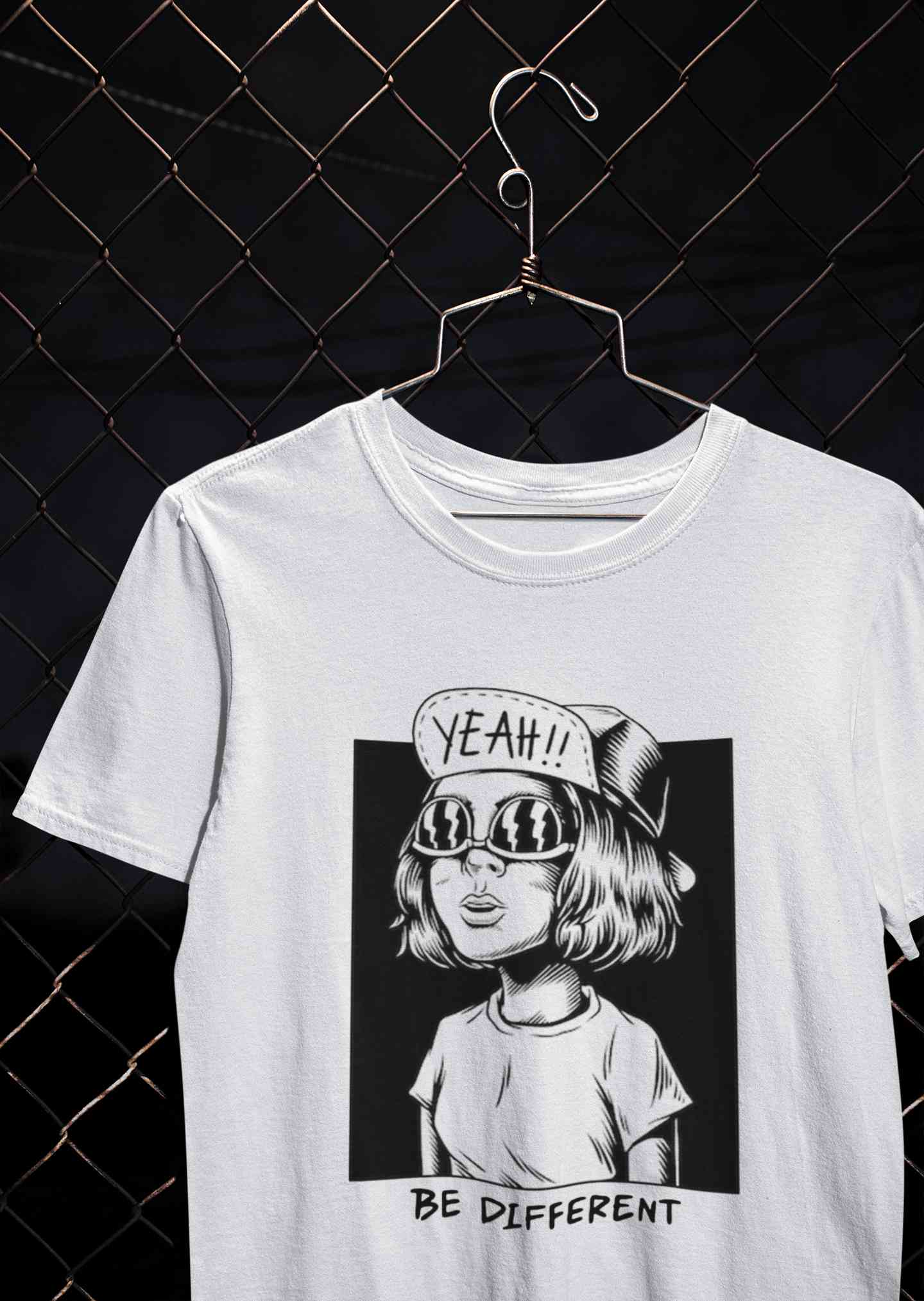 Be Different Women Half Sleeves T-shirt- FunkyTeesClub
