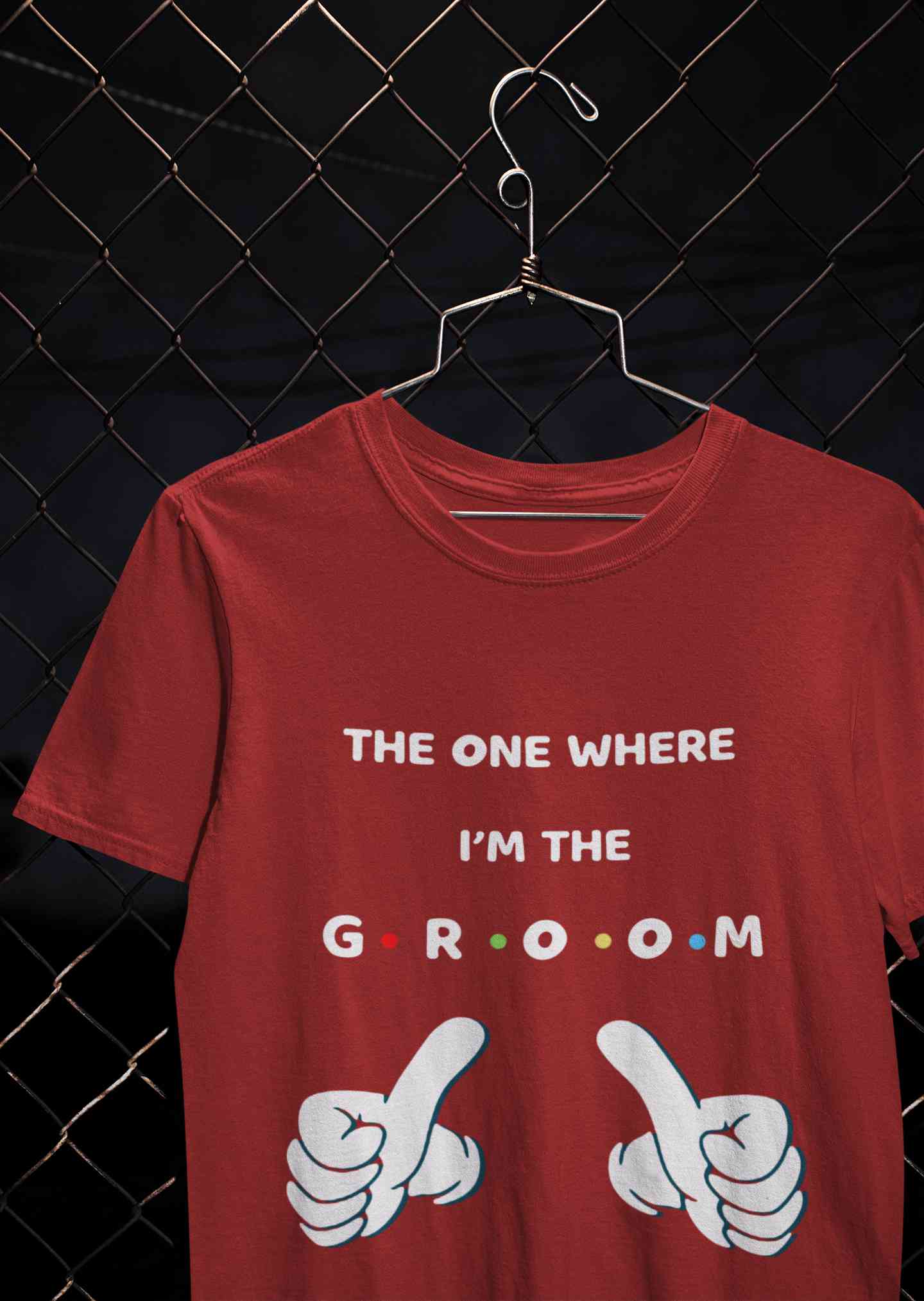 I Am The Groom Mens Half Sleeves T-shirt- FunkyTeesClub