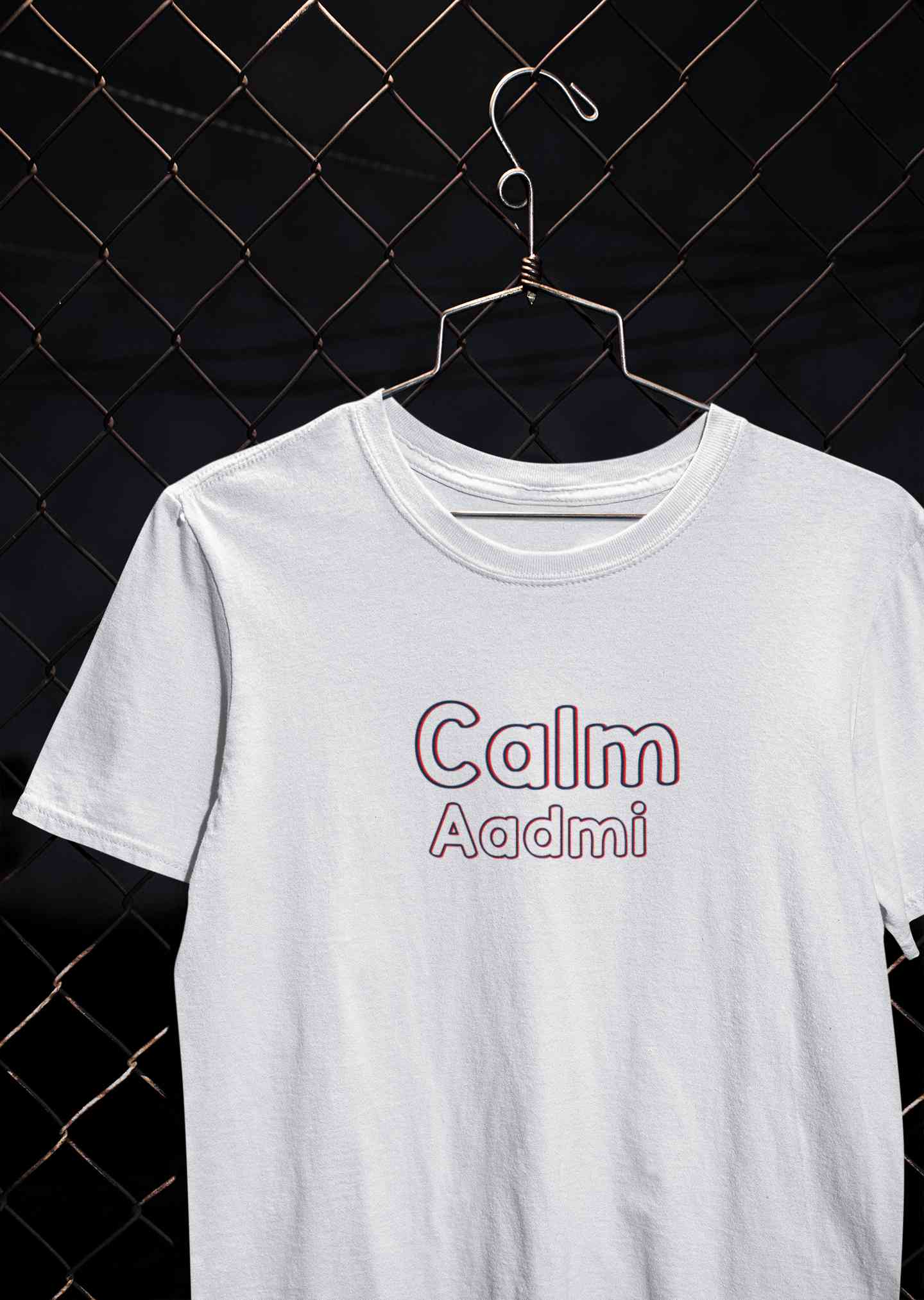 Calm Aadmi Kaleshi Aurat Lovey Dovey Couple Half Sleeves T-Shirts -FunkyTeesClub