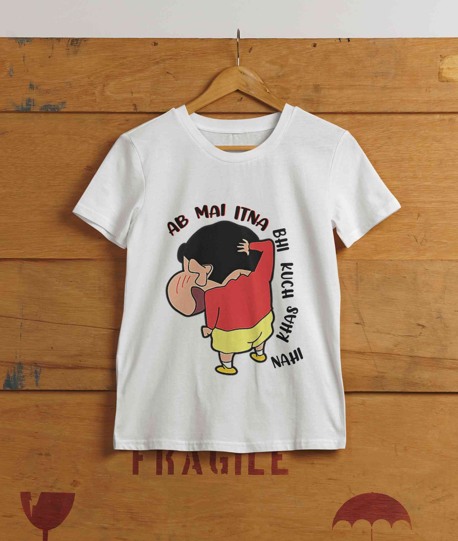 Ab Mai Itna Bhi Kuchh Khaas Nahi Women Half Sleeves T-shirt- FunkyTeesClub