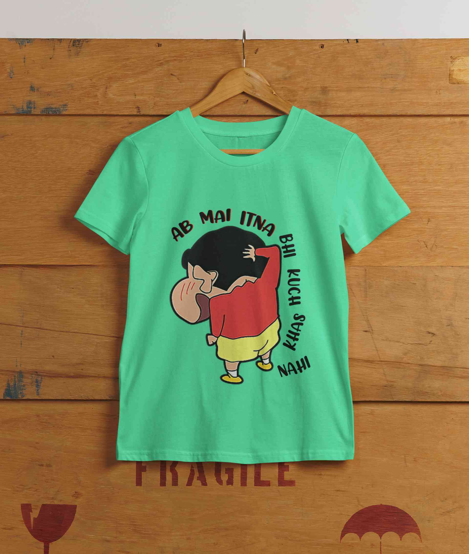 Ab Mai Itna Bhi Kuchh Khaas Nahi Women Half Sleeves T-shirt- FunkyTeesClub