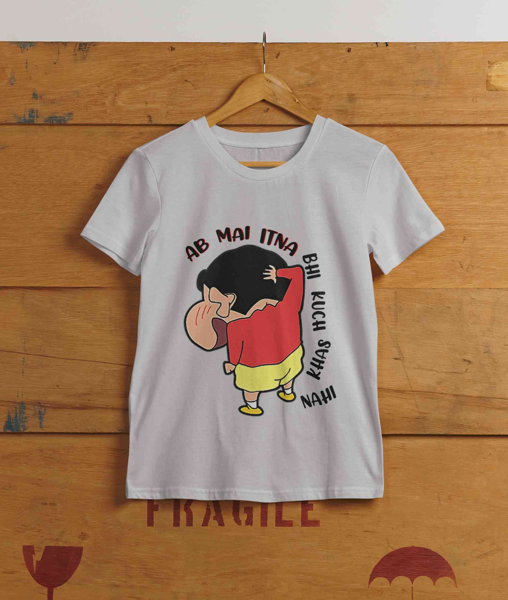 Ab Mai Itna Bhi Kuchh Khaas Nahi Women Half Sleeves T-shirt- FunkyTeesClub