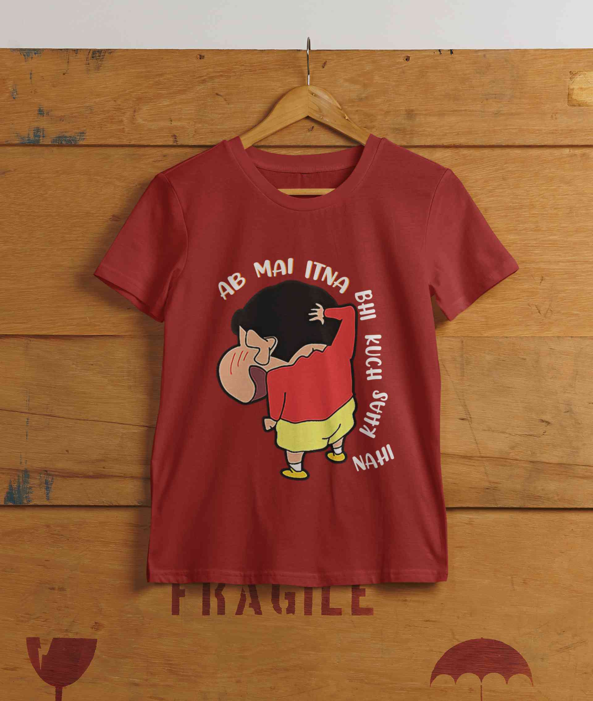 Ab Mai Itna Bhi Kuchh Khaas Nahi Women Half Sleeves T-shirt- FunkyTeesClub