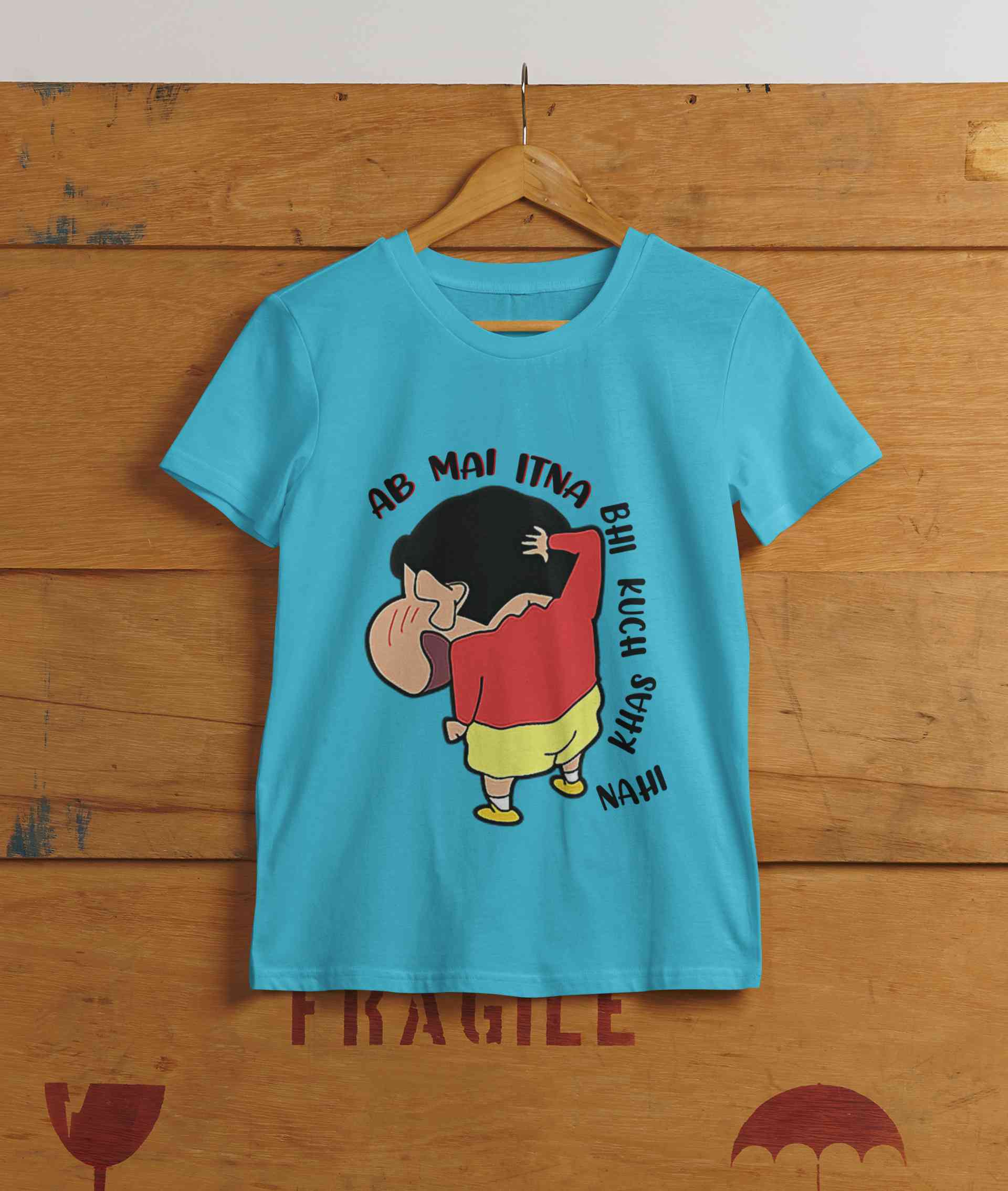 Ab Mai Itna Bhi Kuchh Khaas Nahi Women Half Sleeves T-shirt- FunkyTeesClub