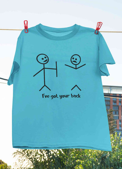I Have Got Your Back Funny Mens Half Sleeves T-shirt- FunkyTeesClub