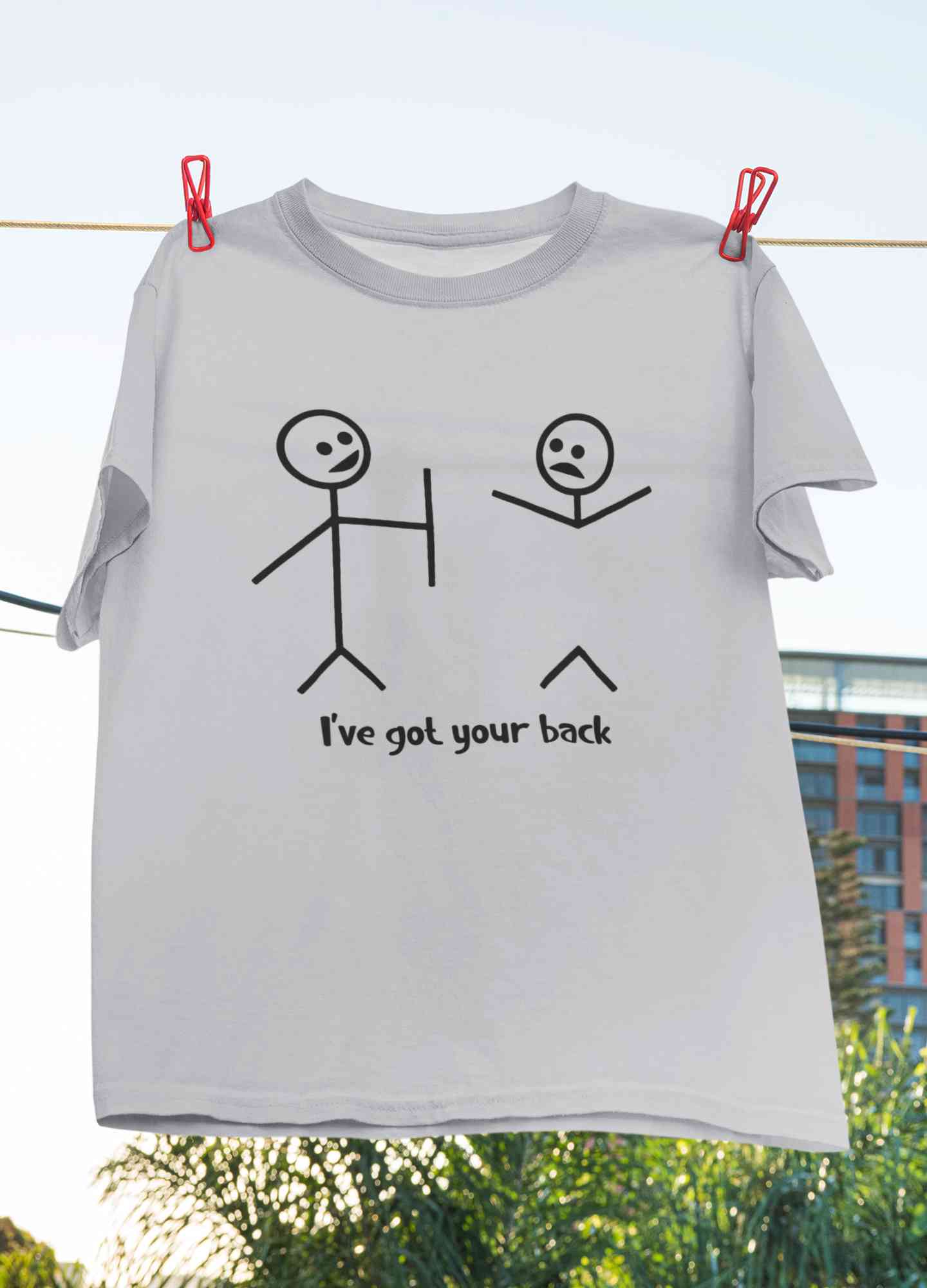 I Have Got Your Back Funny Women Half Sleeves T-shirt- FunkyTeesClub