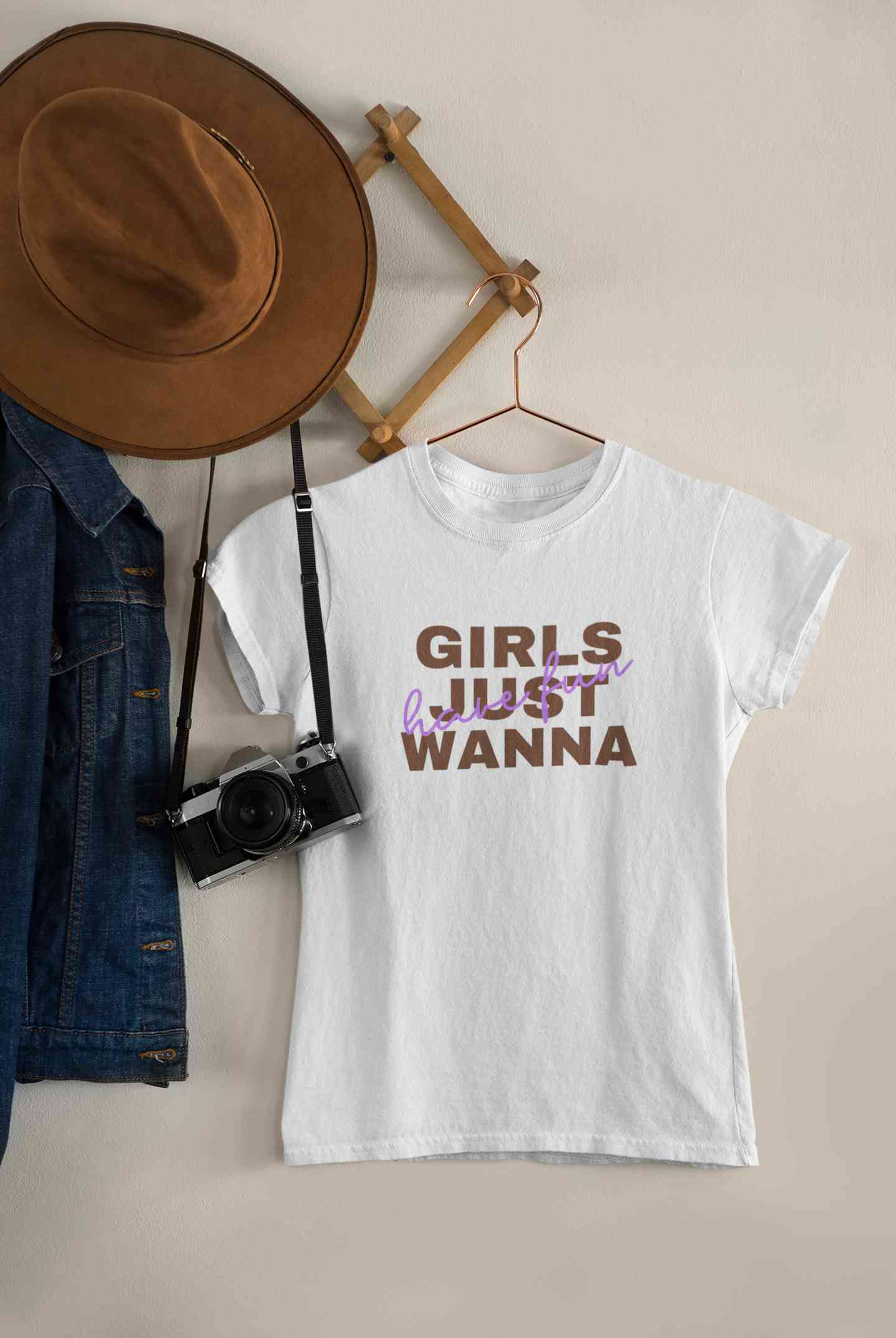 Girls Just Have Fun Typography Women Half Sleeves T-shirt- FunkyTeesClub