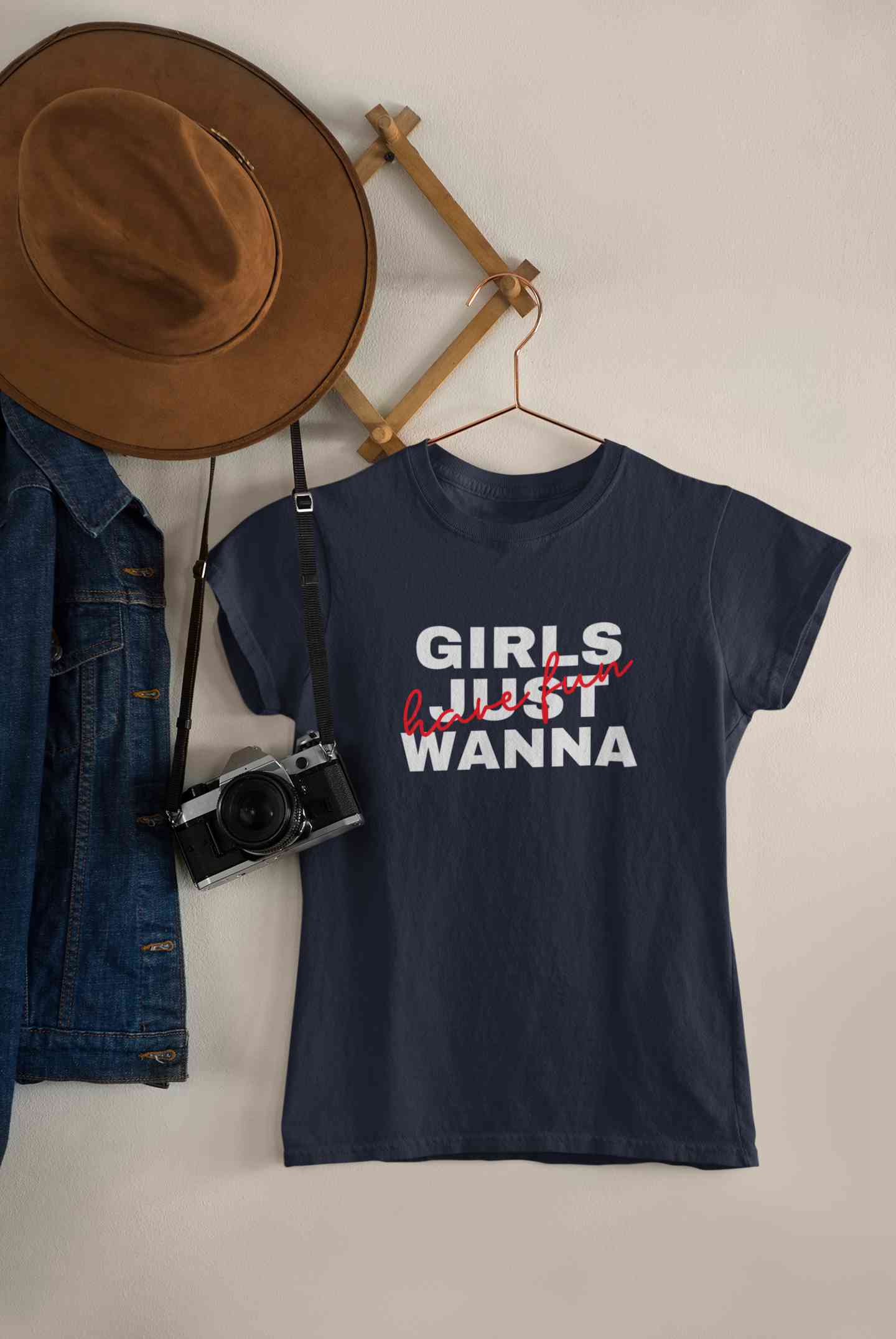 Girls Just Have Fun Typography Women Half Sleeves T-shirt- FunkyTeesClub