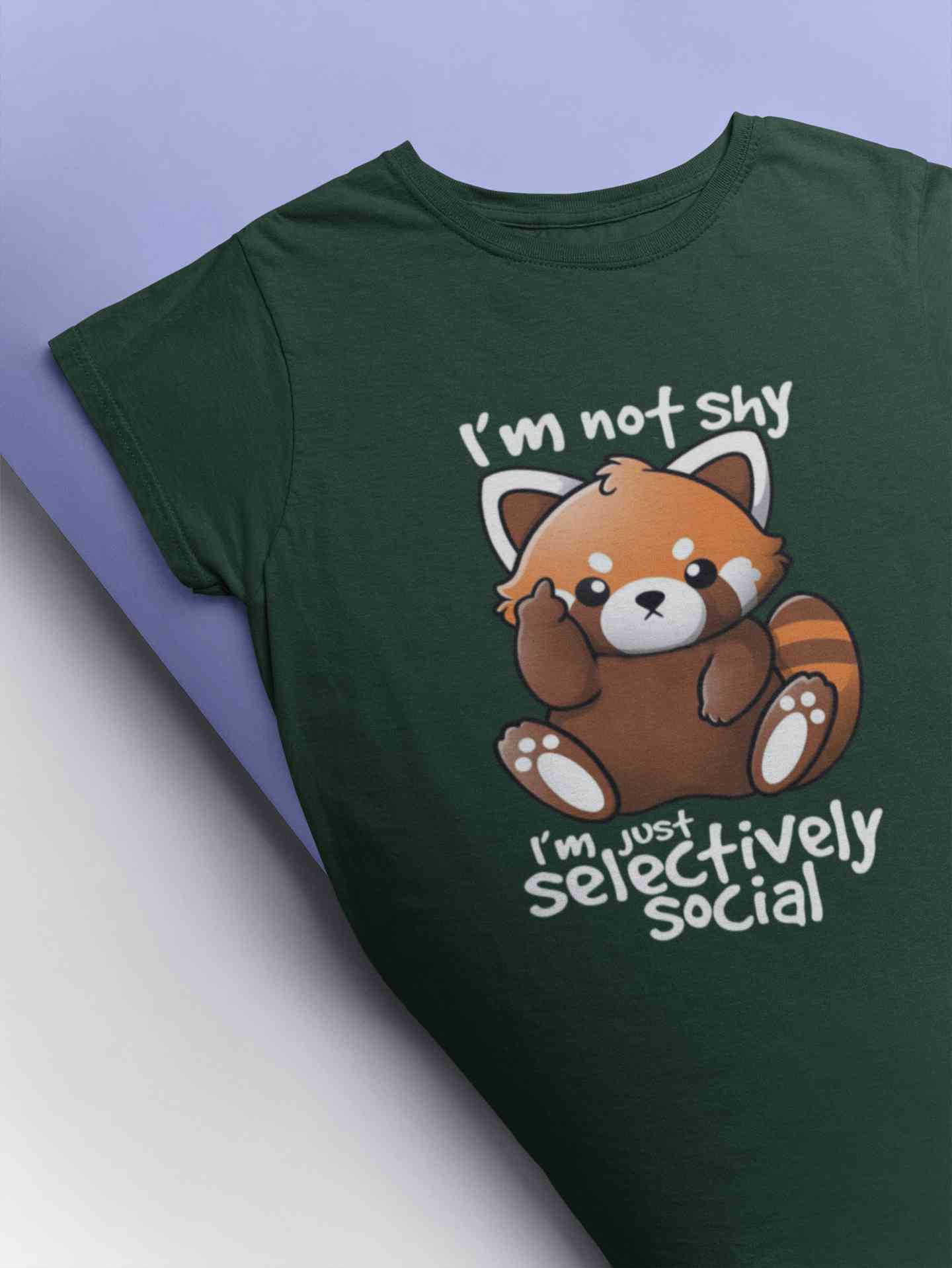 Selectively Social Graphic Typography Mens Half Sleeves T-shirt- FunkyTeesClub
