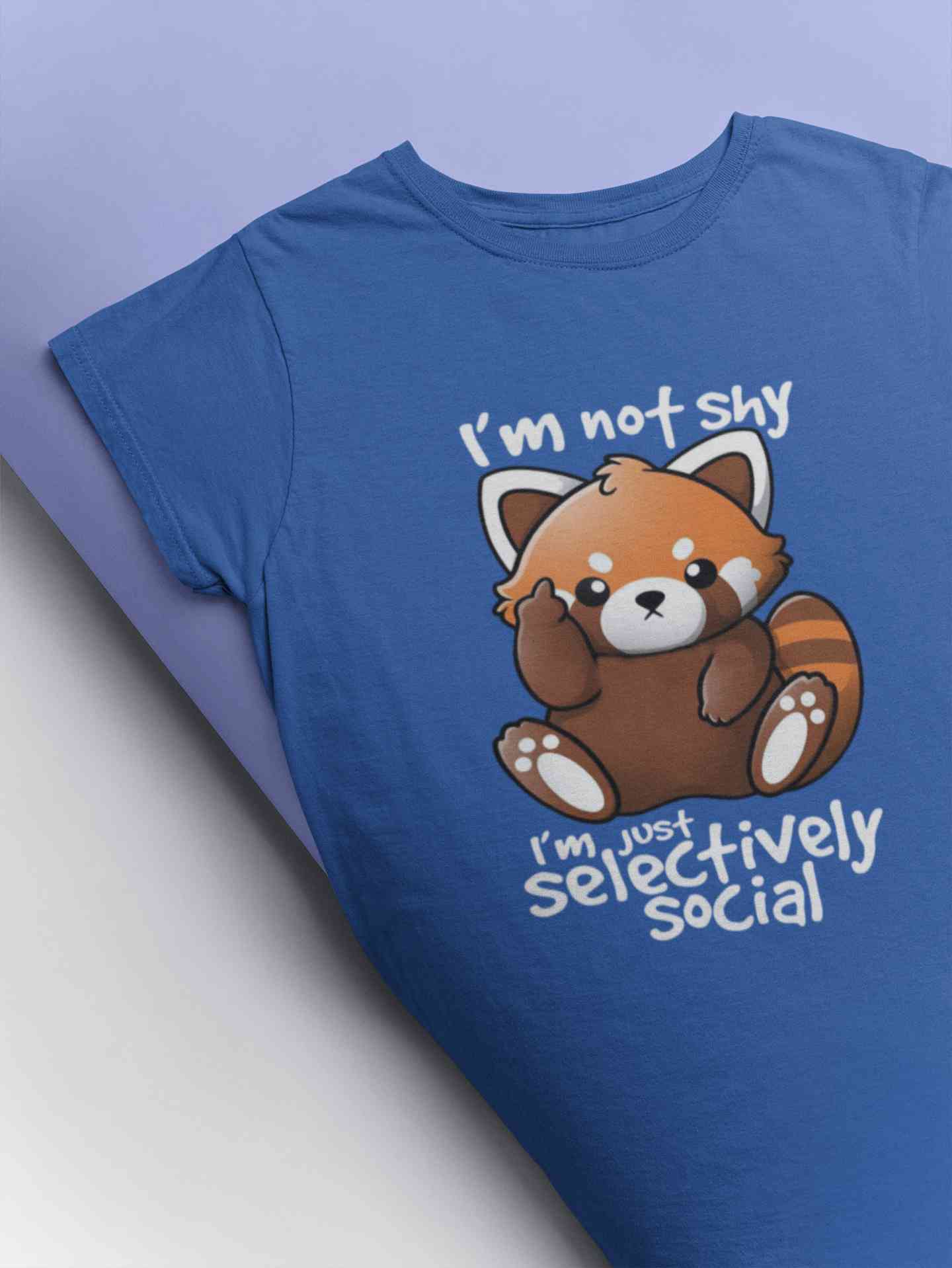 Selectively Social Graphic Typography Mens Half Sleeves T-shirt- FunkyTeesClub