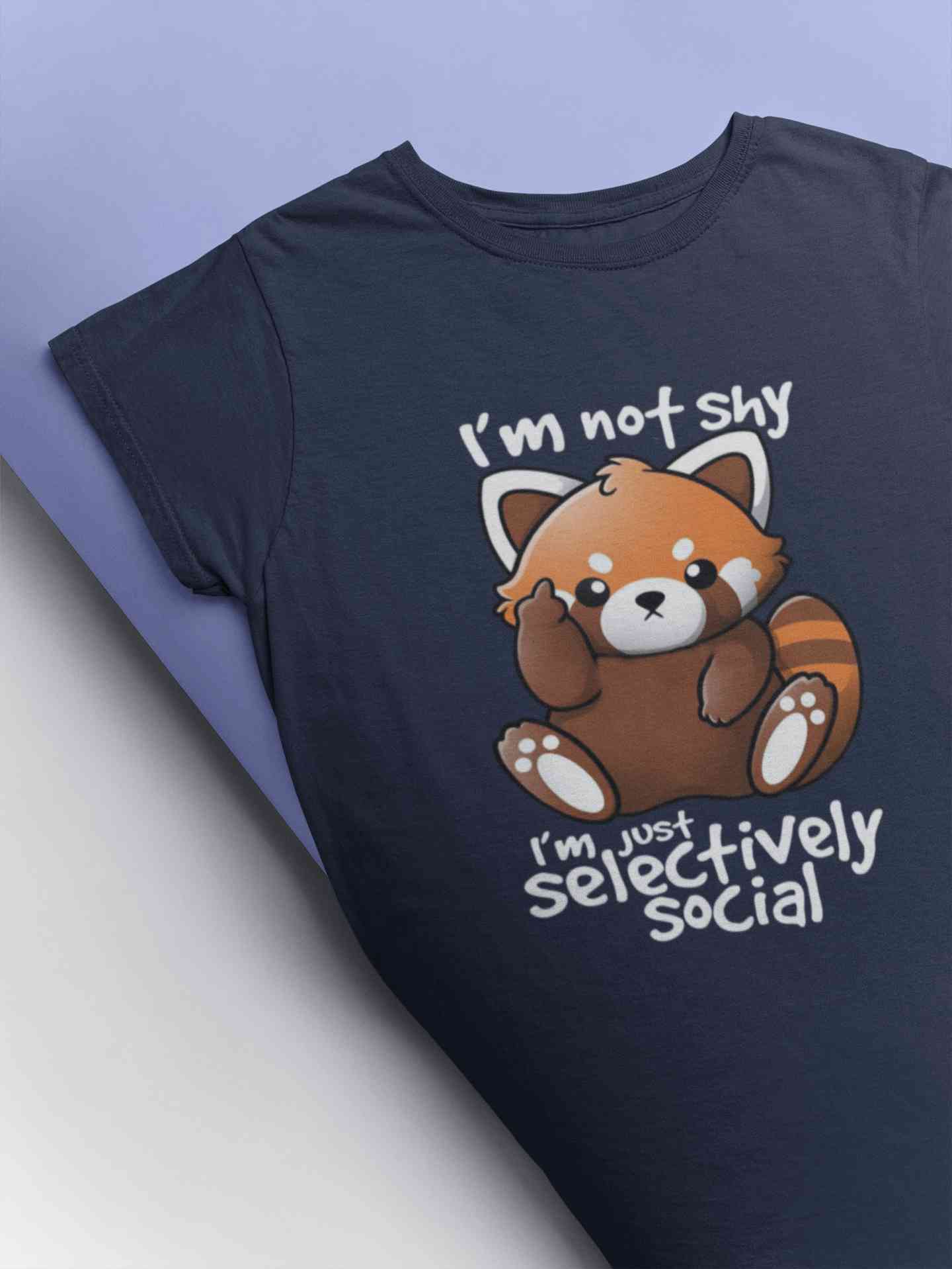 Selectively Social Graphic Typography Women Half Sleeves T-shirt- FunkyTeesClub