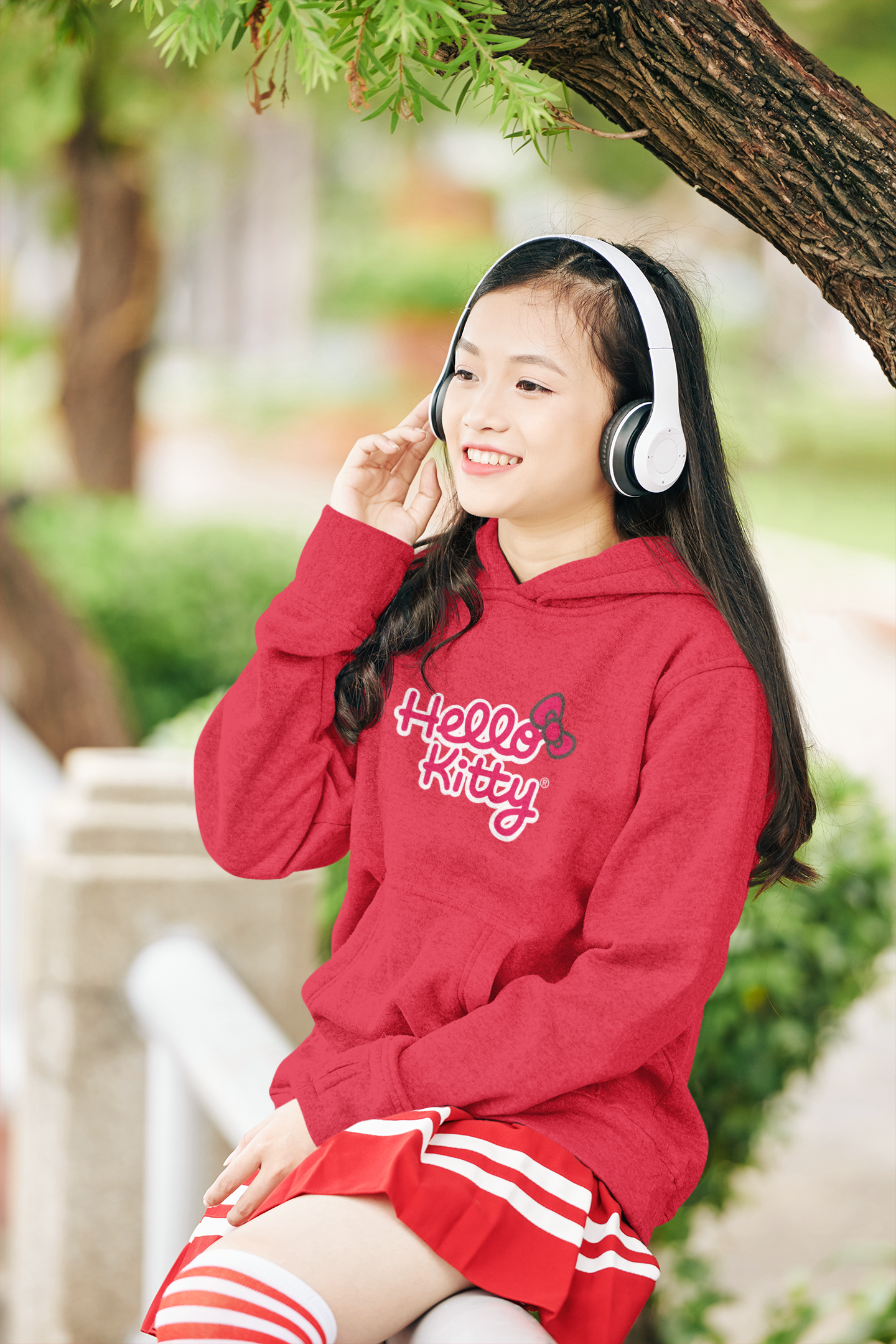 Hello Kitty Cartoon Girl Hoodies-FunkyTeesClub