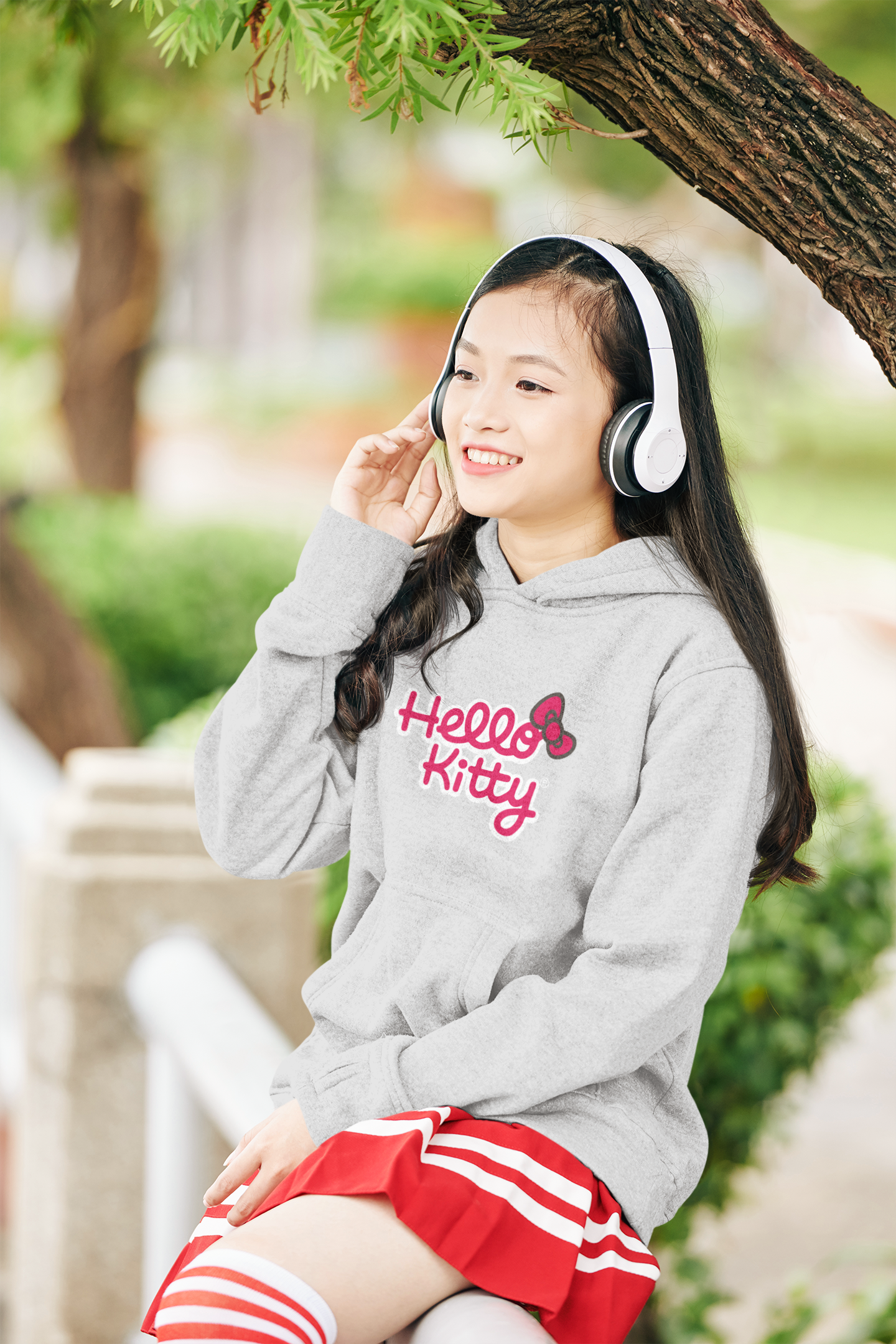 Hello Kitty Cartoon Girl Hoodies-FunkyTeesClub