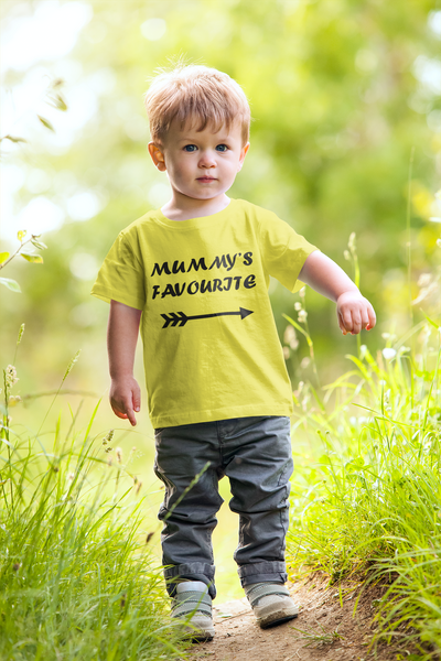 Mummys Favourite Half Sleeves T-Shirt for Boy-FunkyTeesClub