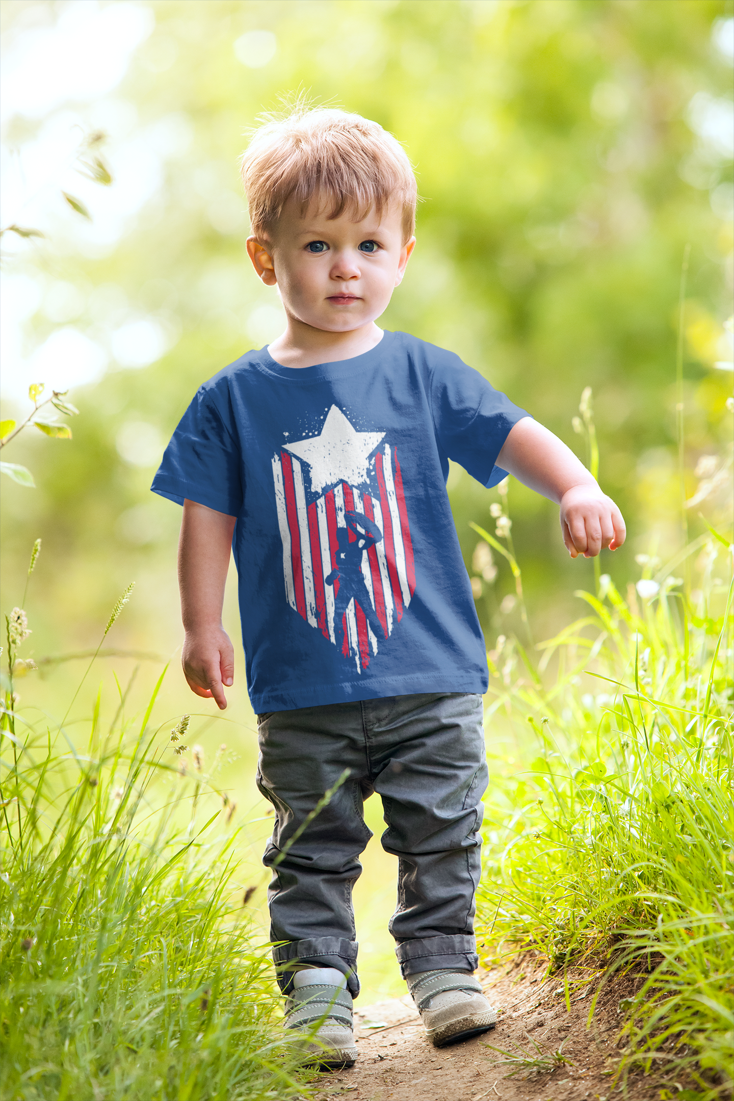 Captain America Web Series Half Sleeves T-Shirt for Boy-FunkyTeesClub