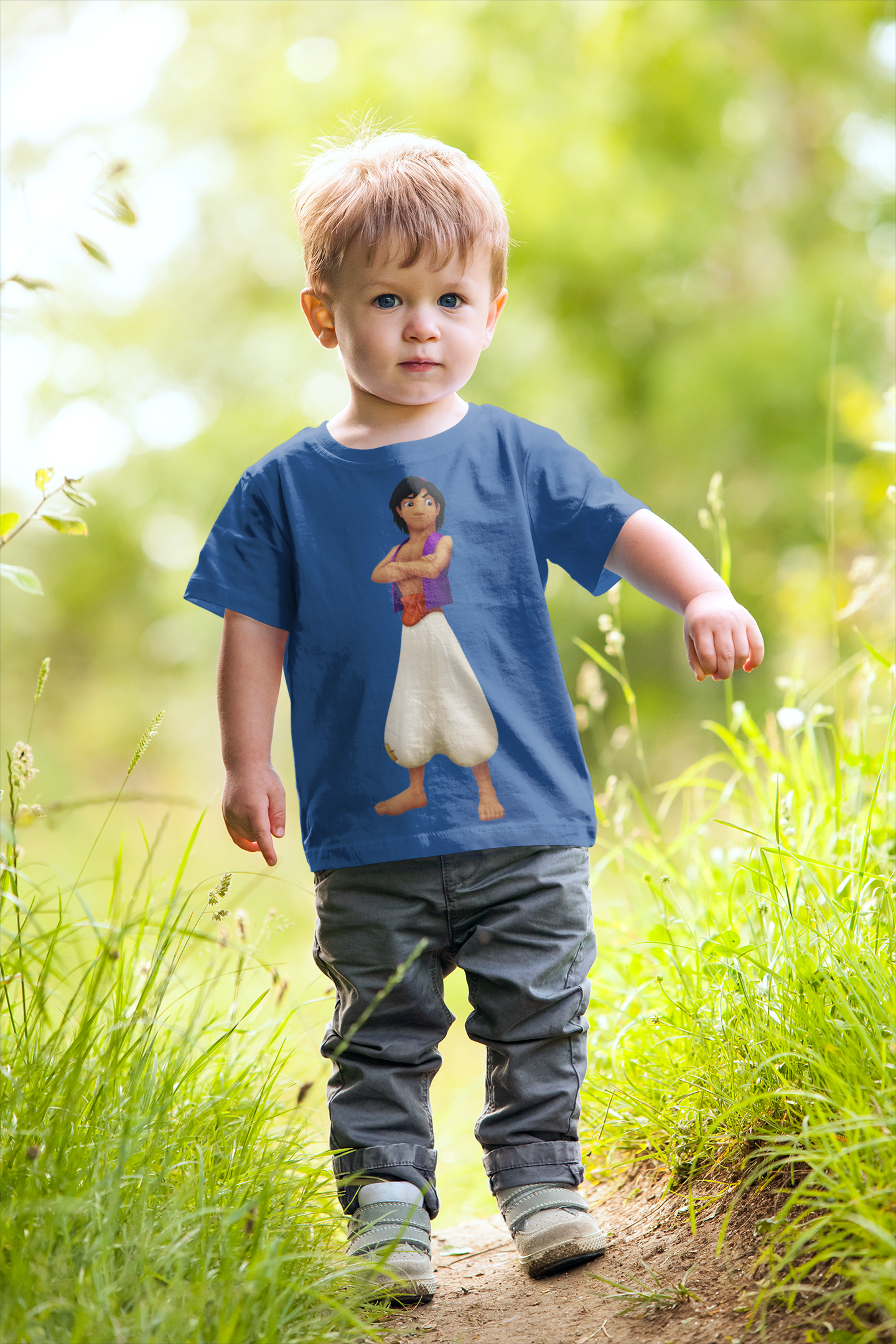 Cute Cartoon Half Sleeves T-Shirt for Boy-FunkyTeesClub