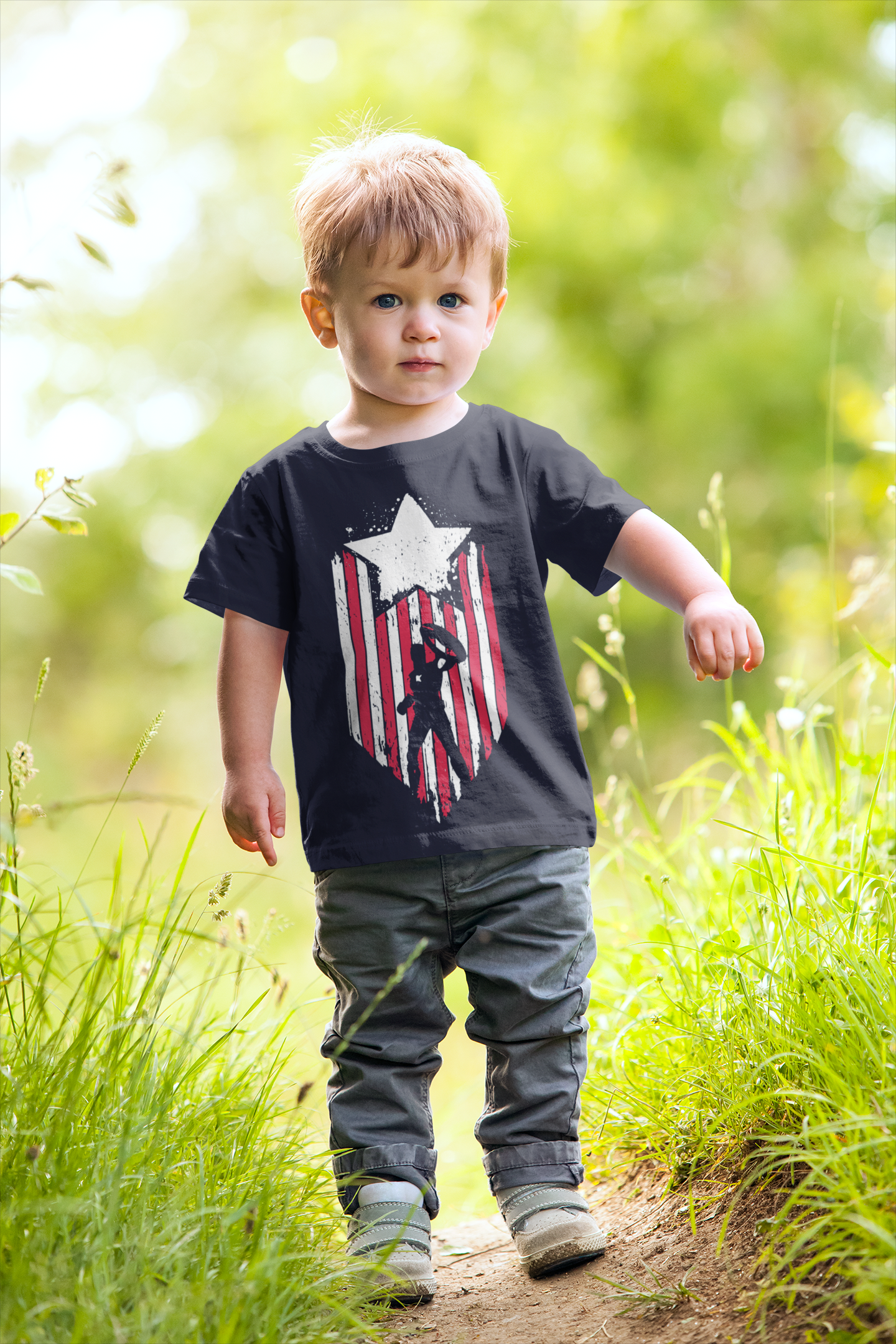 Captain America Web Series Half Sleeves T-Shirt for Boy-FunkyTeesClub